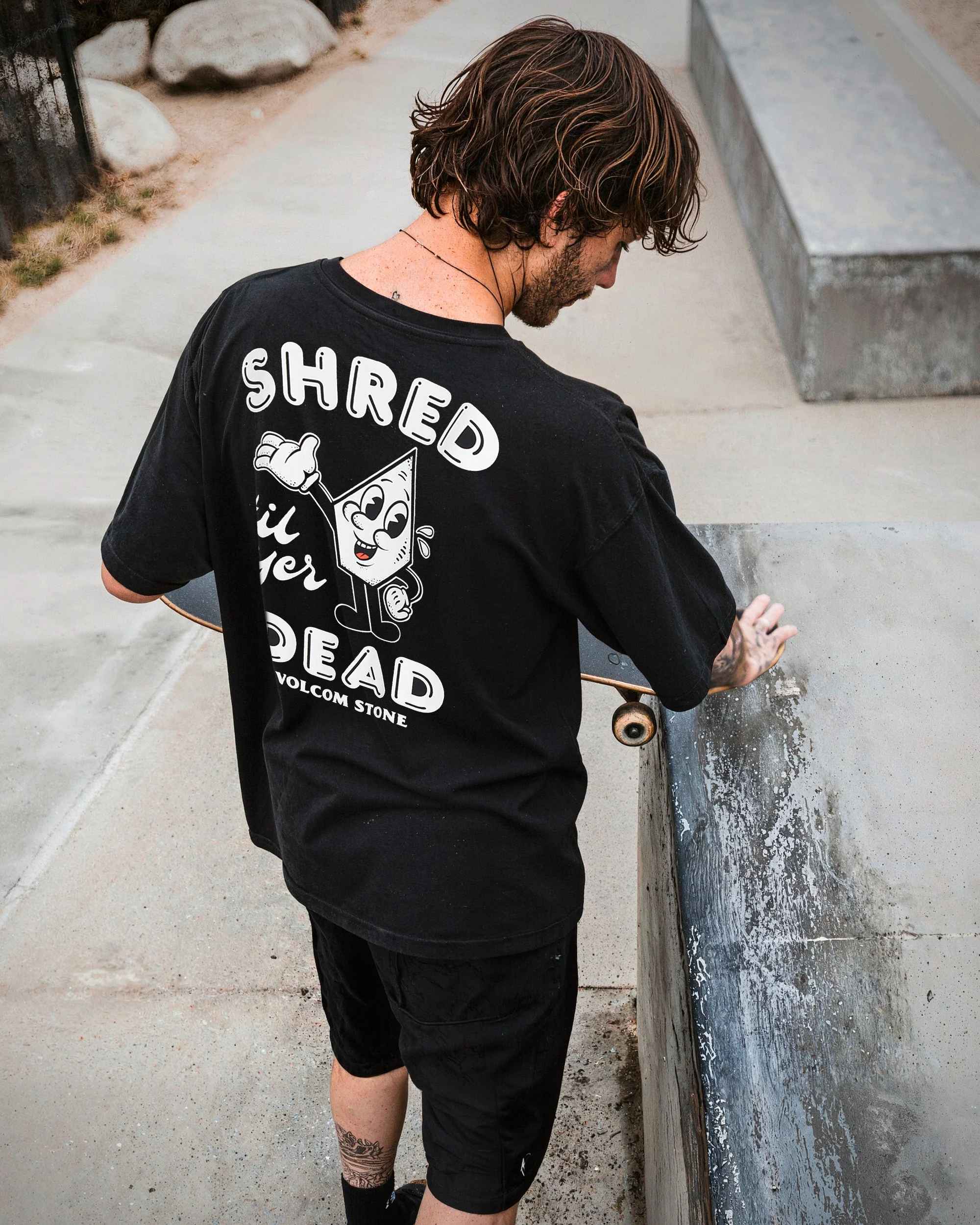 Miste Stone T-Shirt - Black