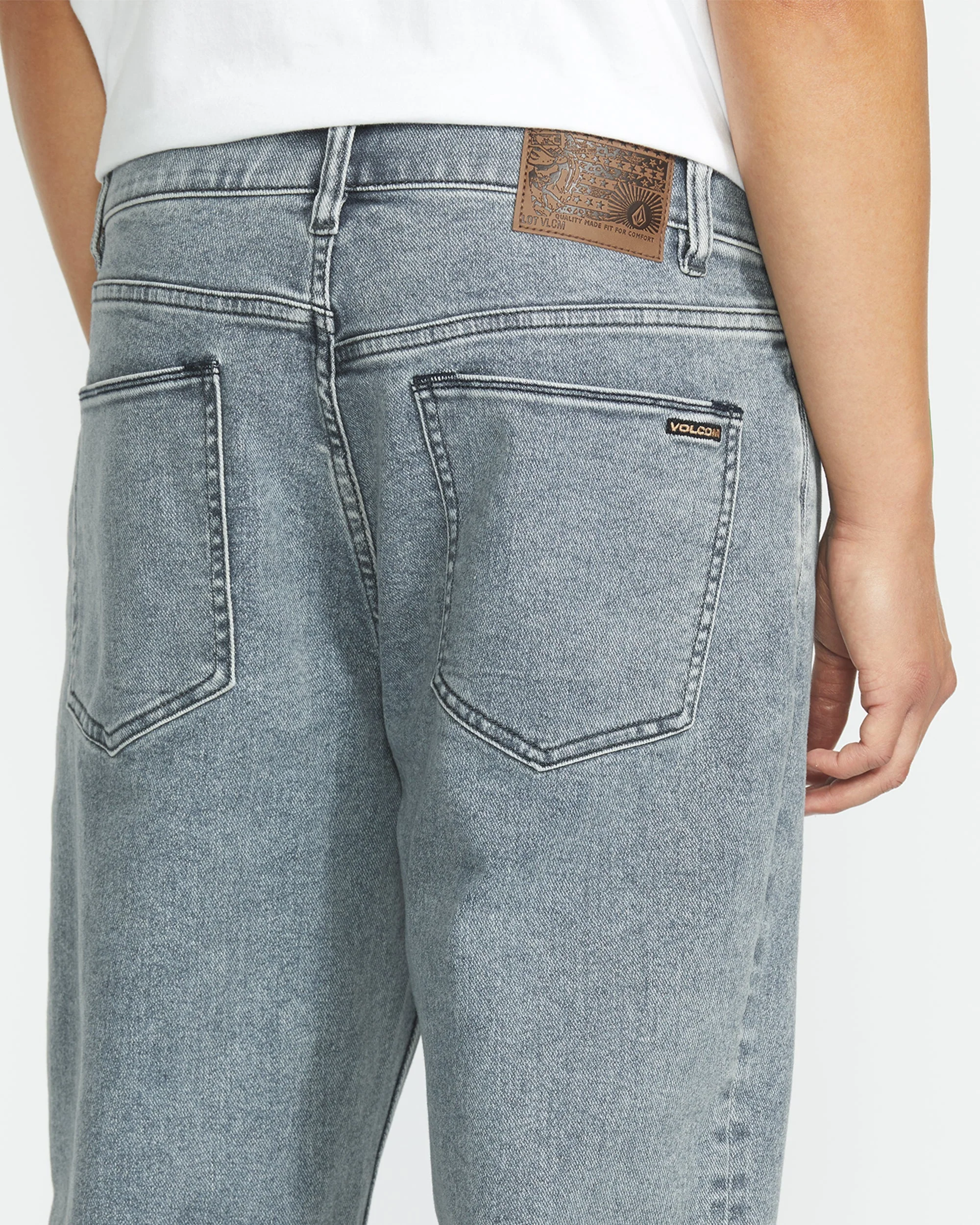 Modown Tapered Jeans - ASH BLUE - Image 4