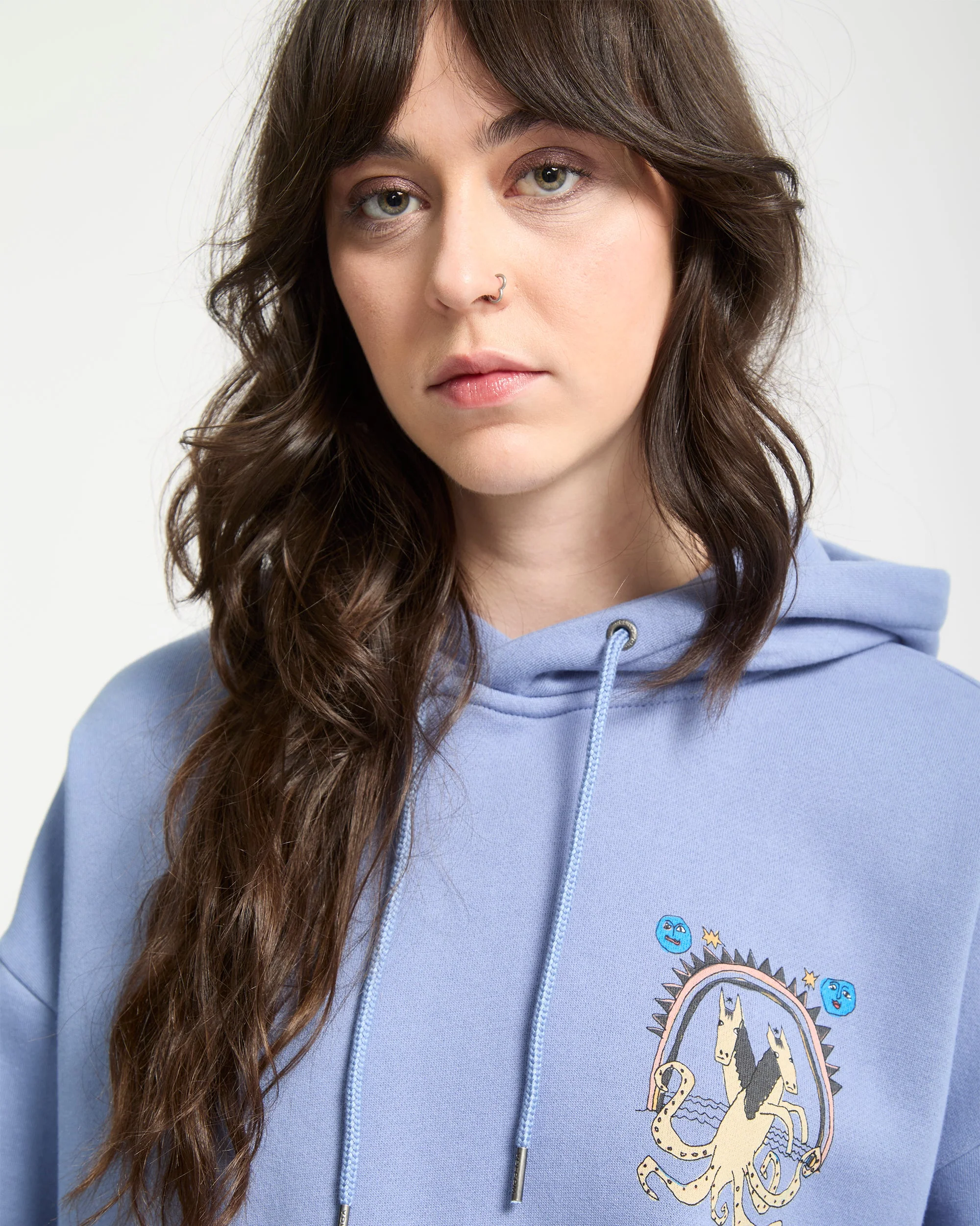 Moove On Hoodie - Carolina Blue - Image 3