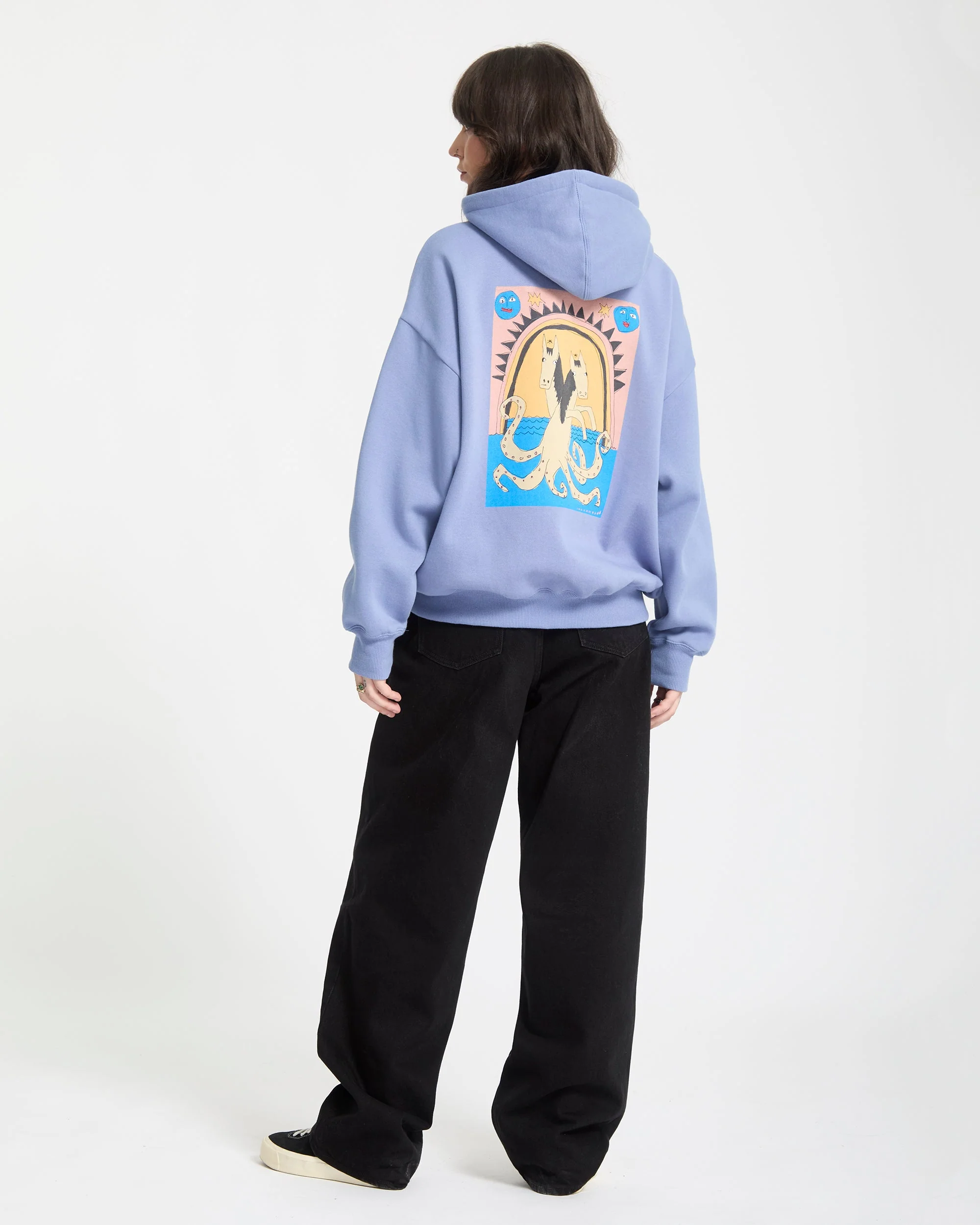 Moove On Hoodie - Carolina Blue - Image 4