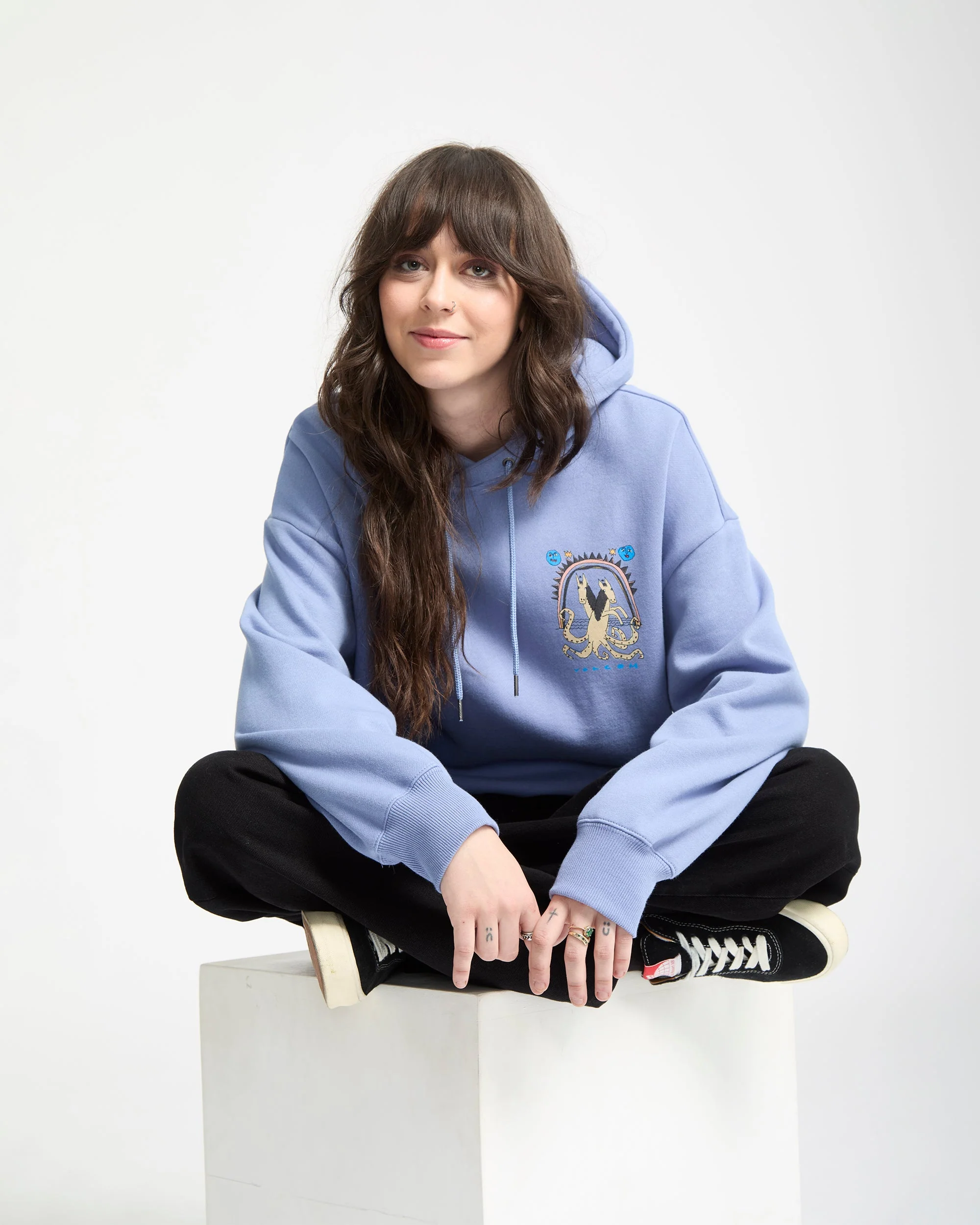 Moove On Hoodie - Carolina Blue - Image 5