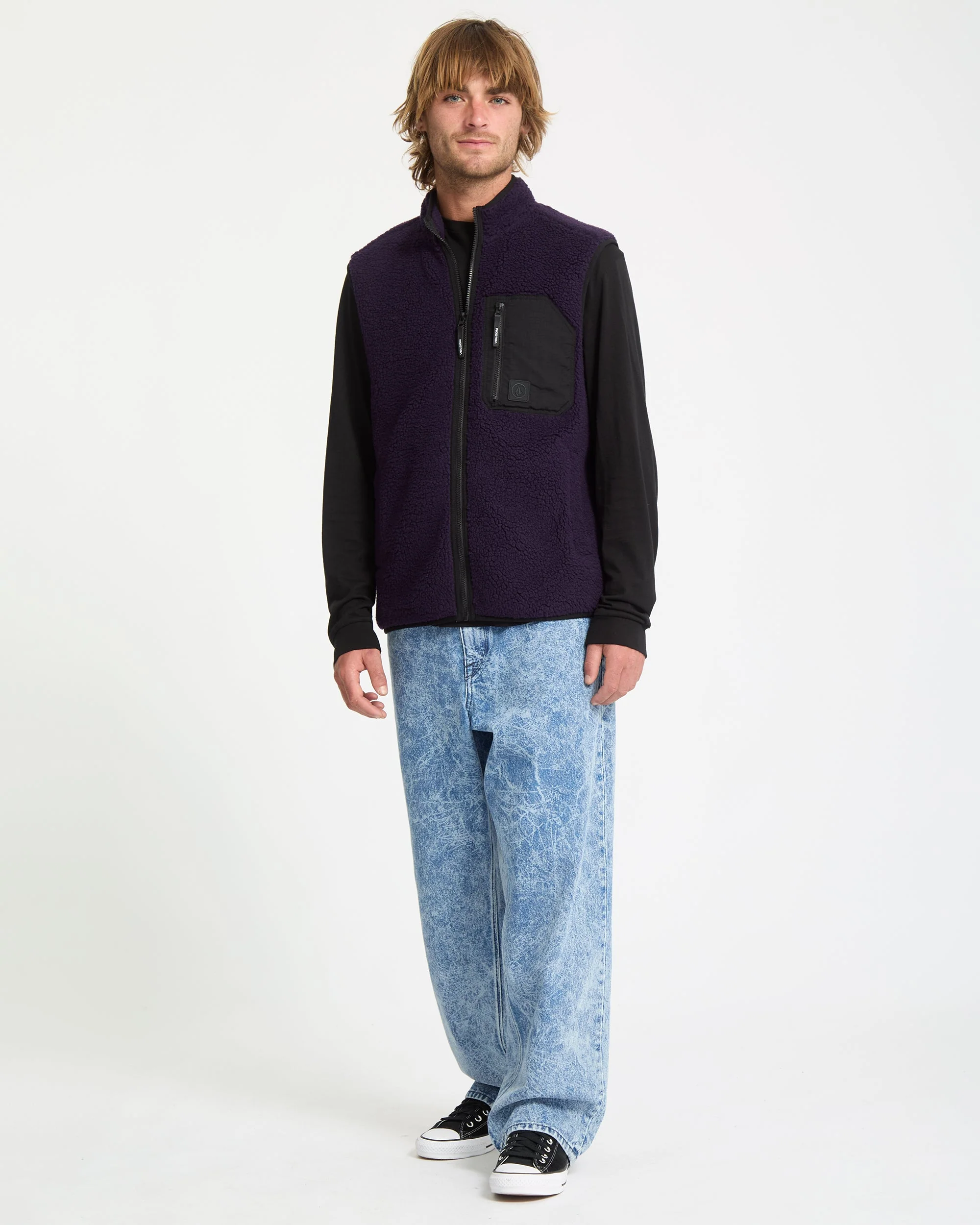 Muzzer Fuzzar Weste - Dark Purple - Image 4