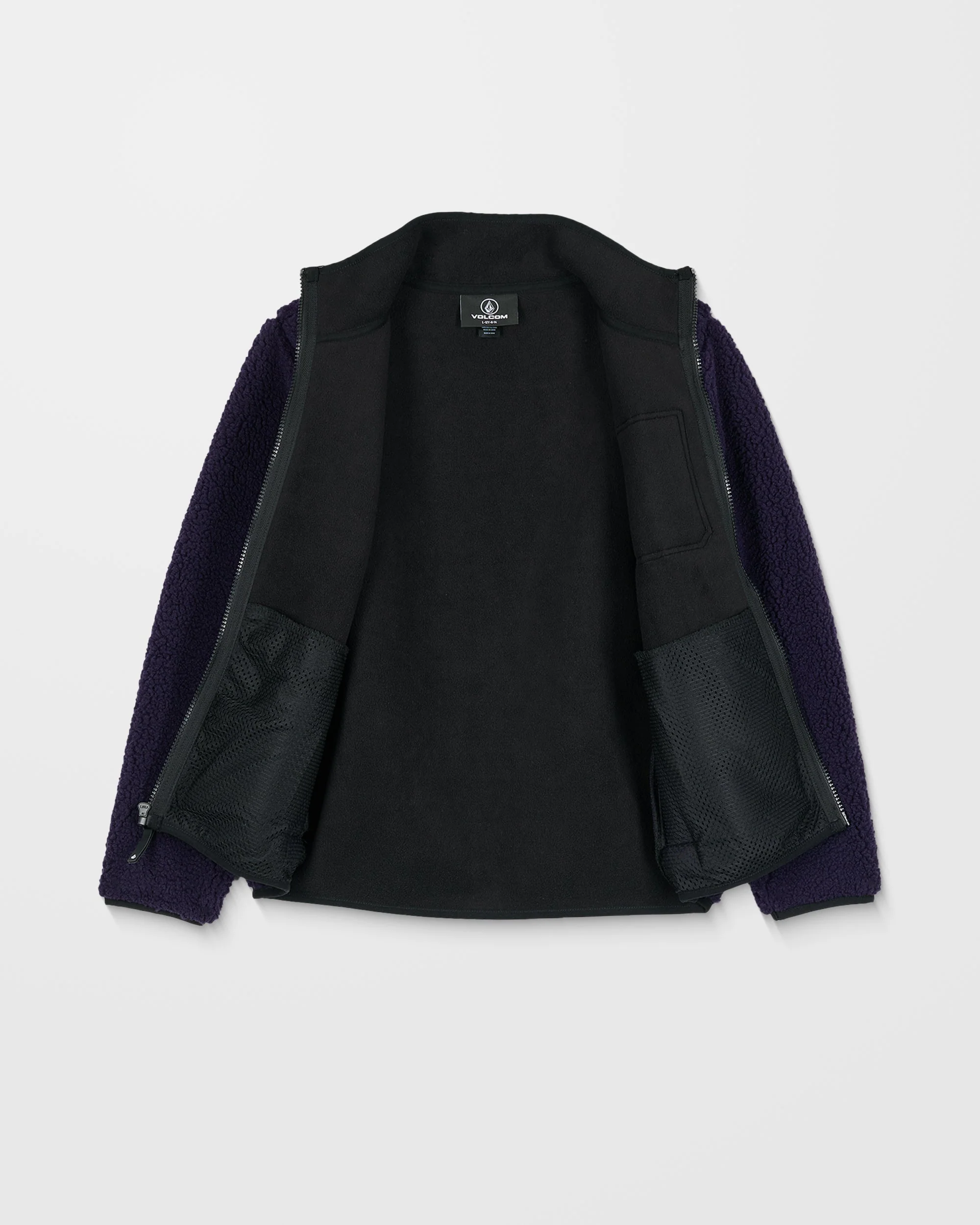 Muzzer Fuzzar Zip Sweatshirt - Dark Purple - (KINDER) - Image 3