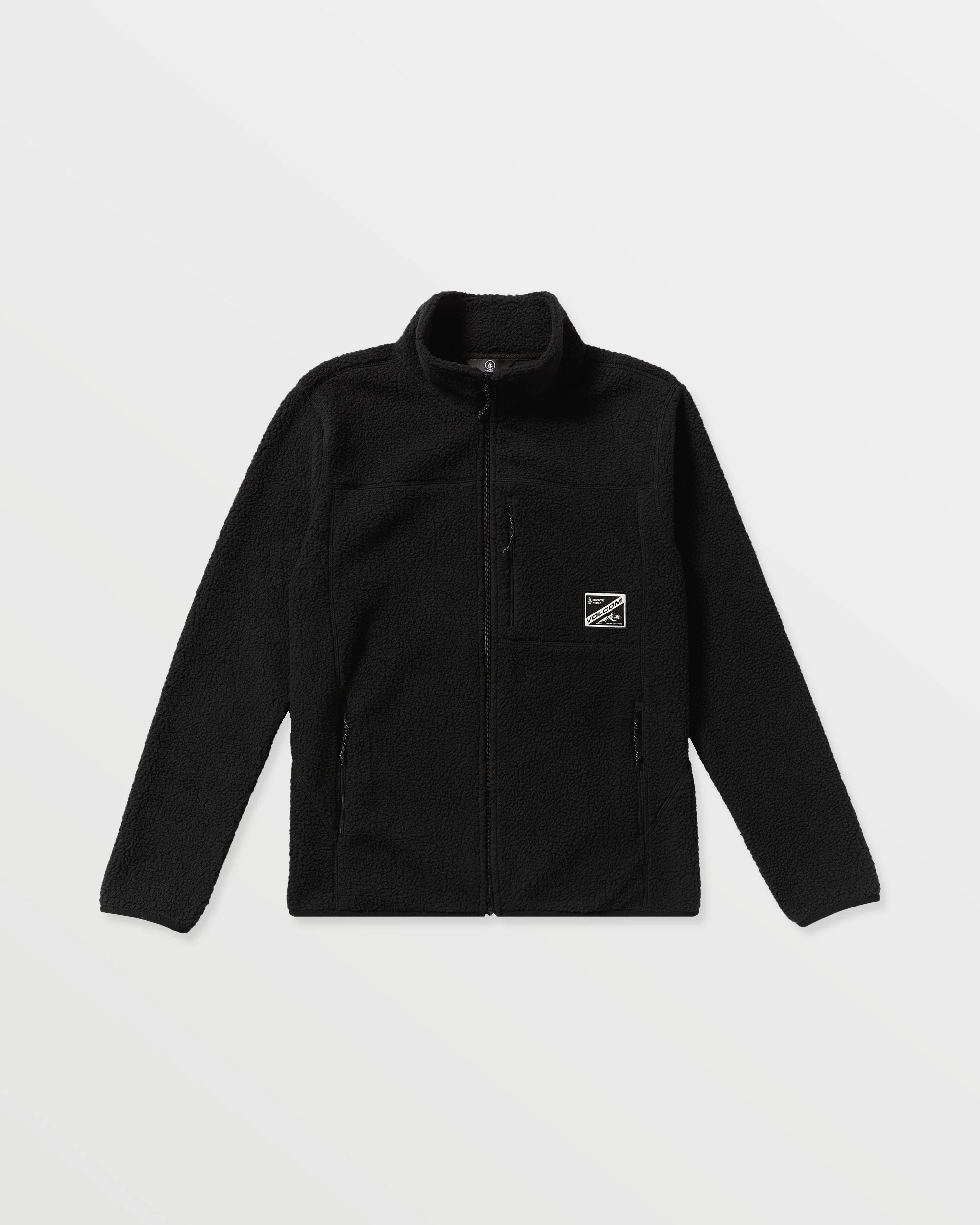Nelson Sherpa Full Zip Jacke - Black - Image 8