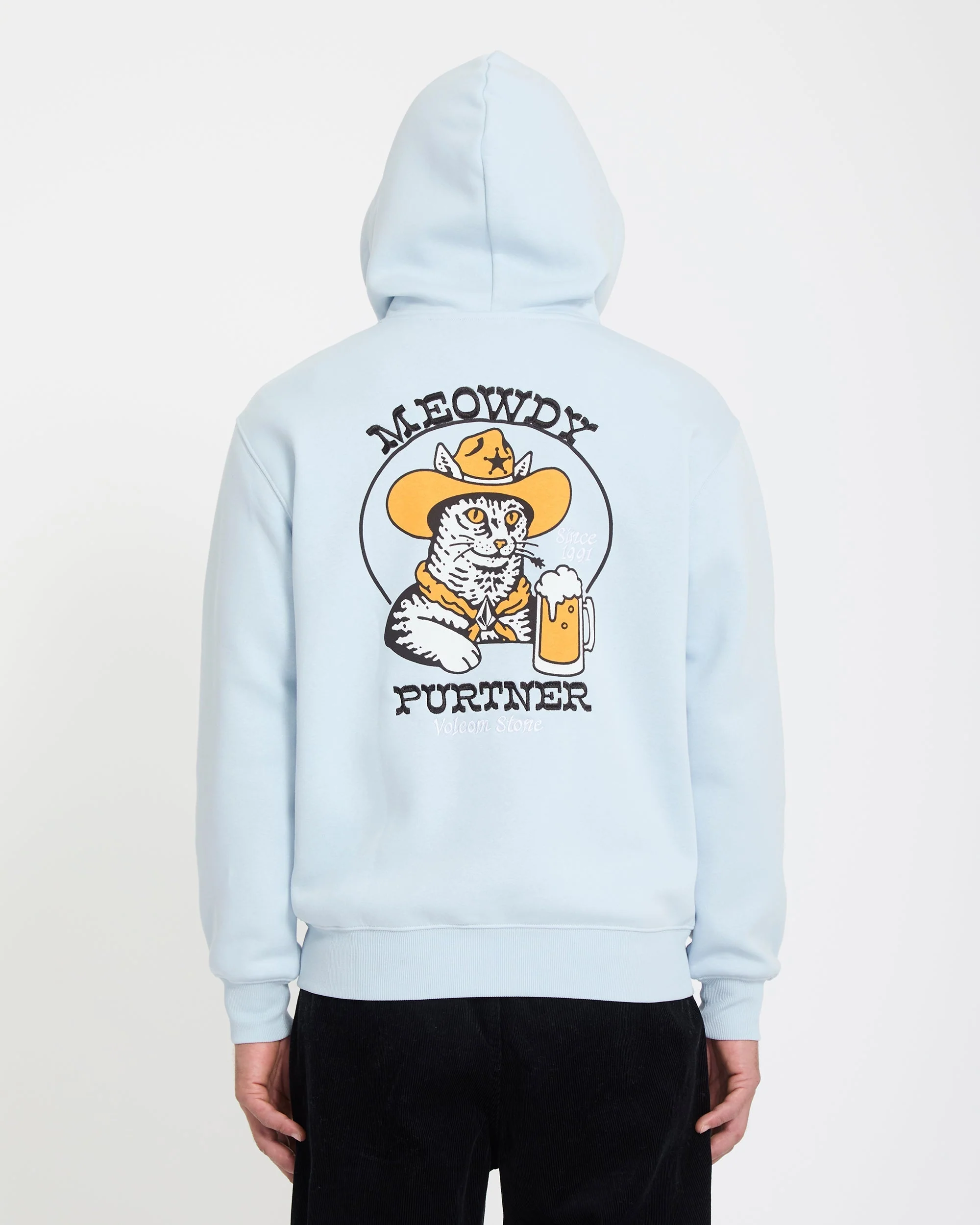 Noder Hoodie - Light Blue Acid - Image 3