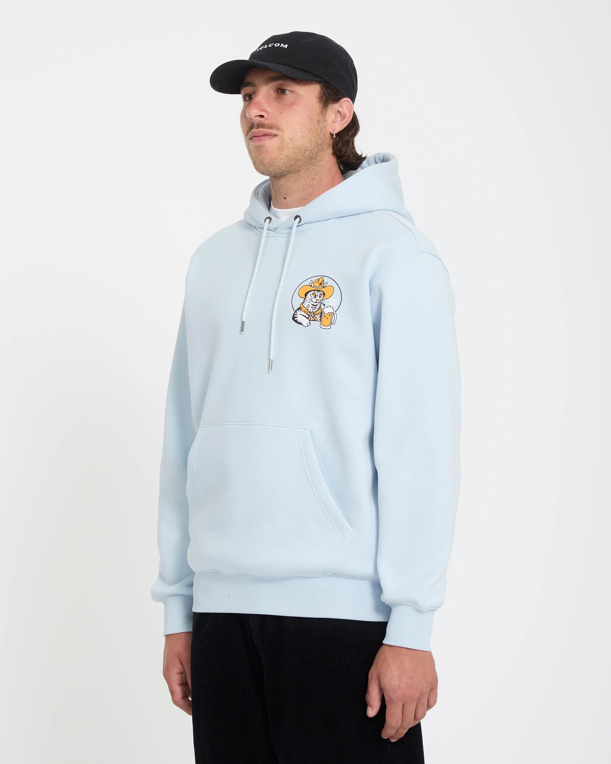 Noder Hoodie - Light Blue Acid - Image 6