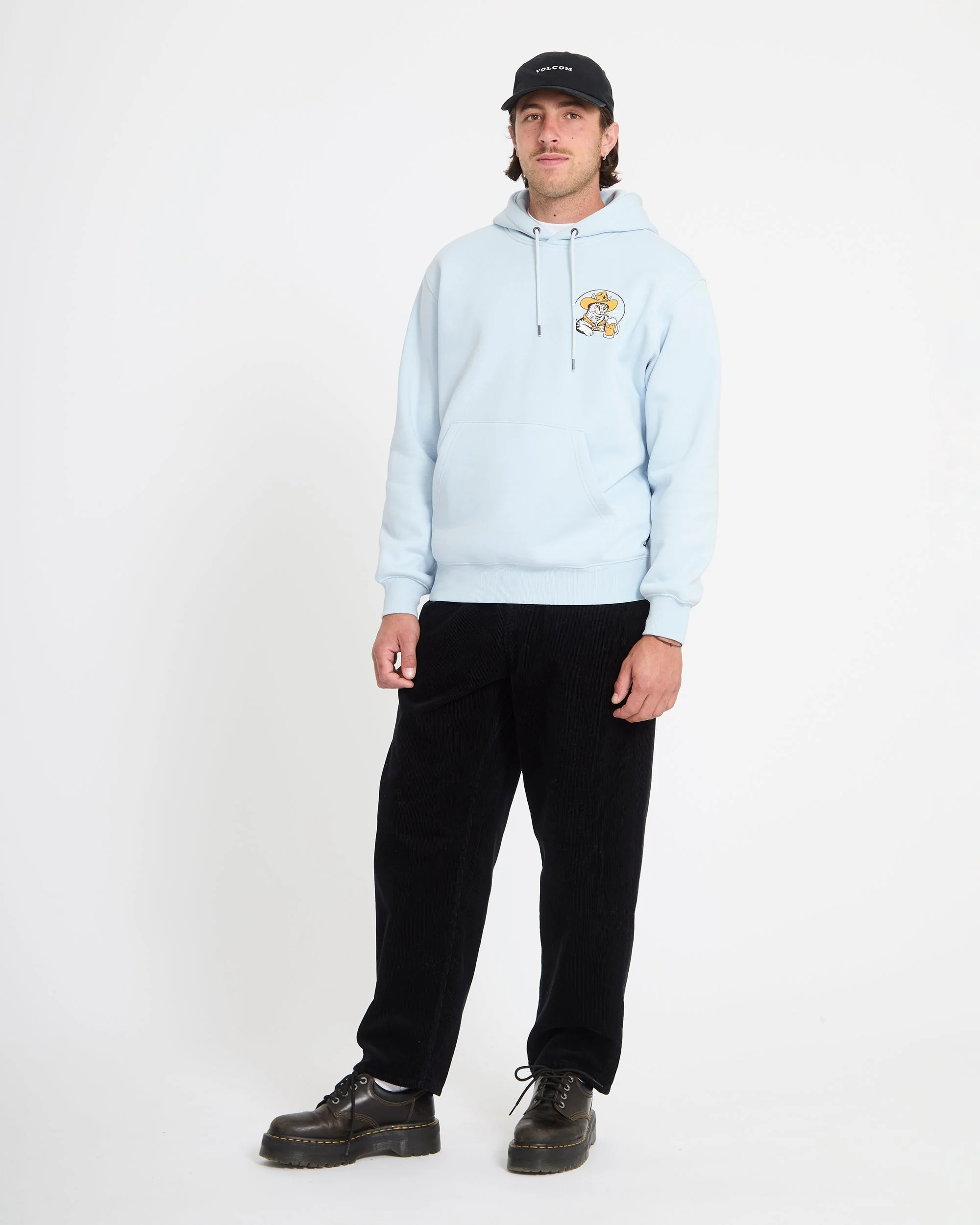 Noder Hoodie - Light Blue Acid - Image 8