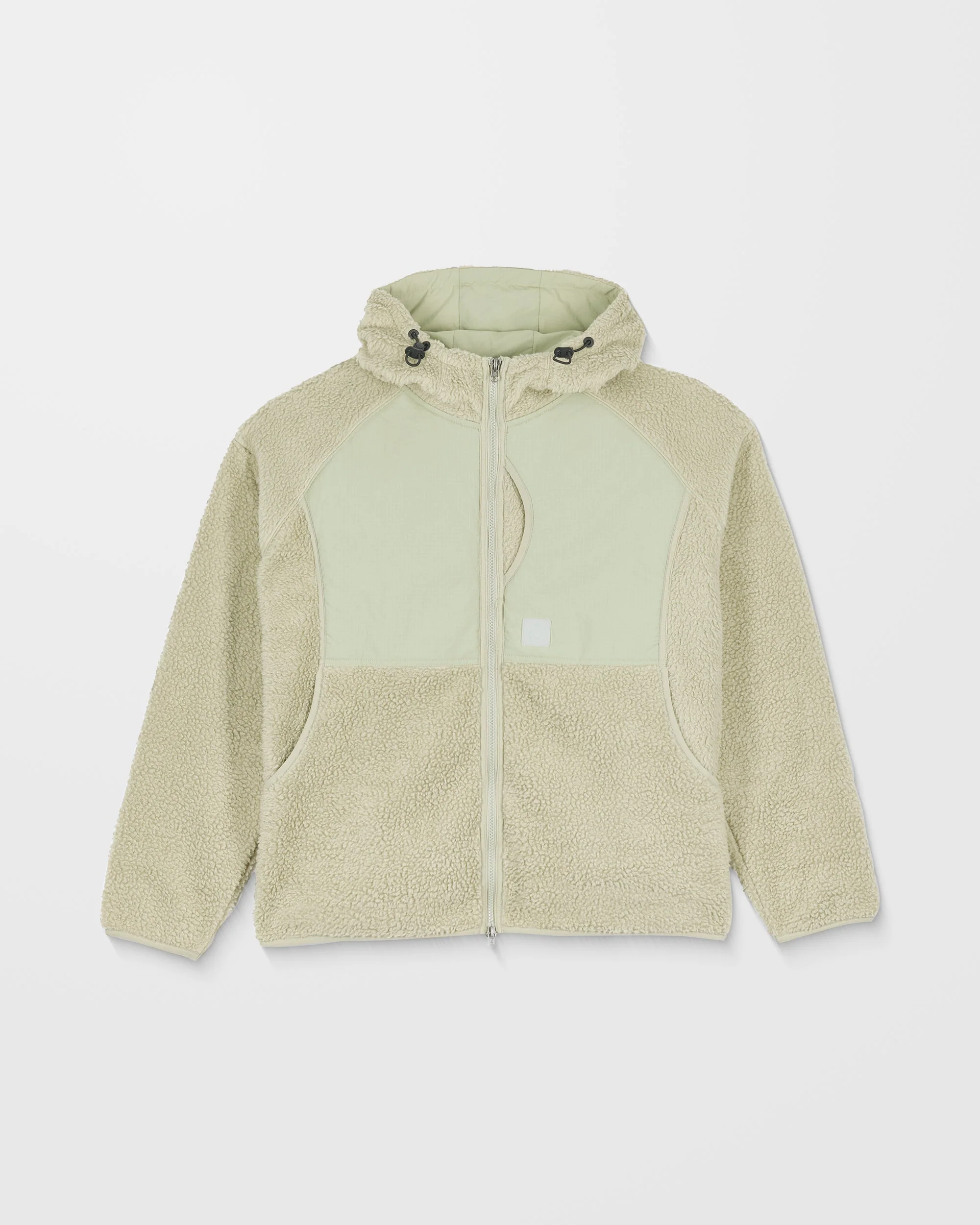 Nomaa Sherpa Kapuzenjacke - Green Tea - Image 8