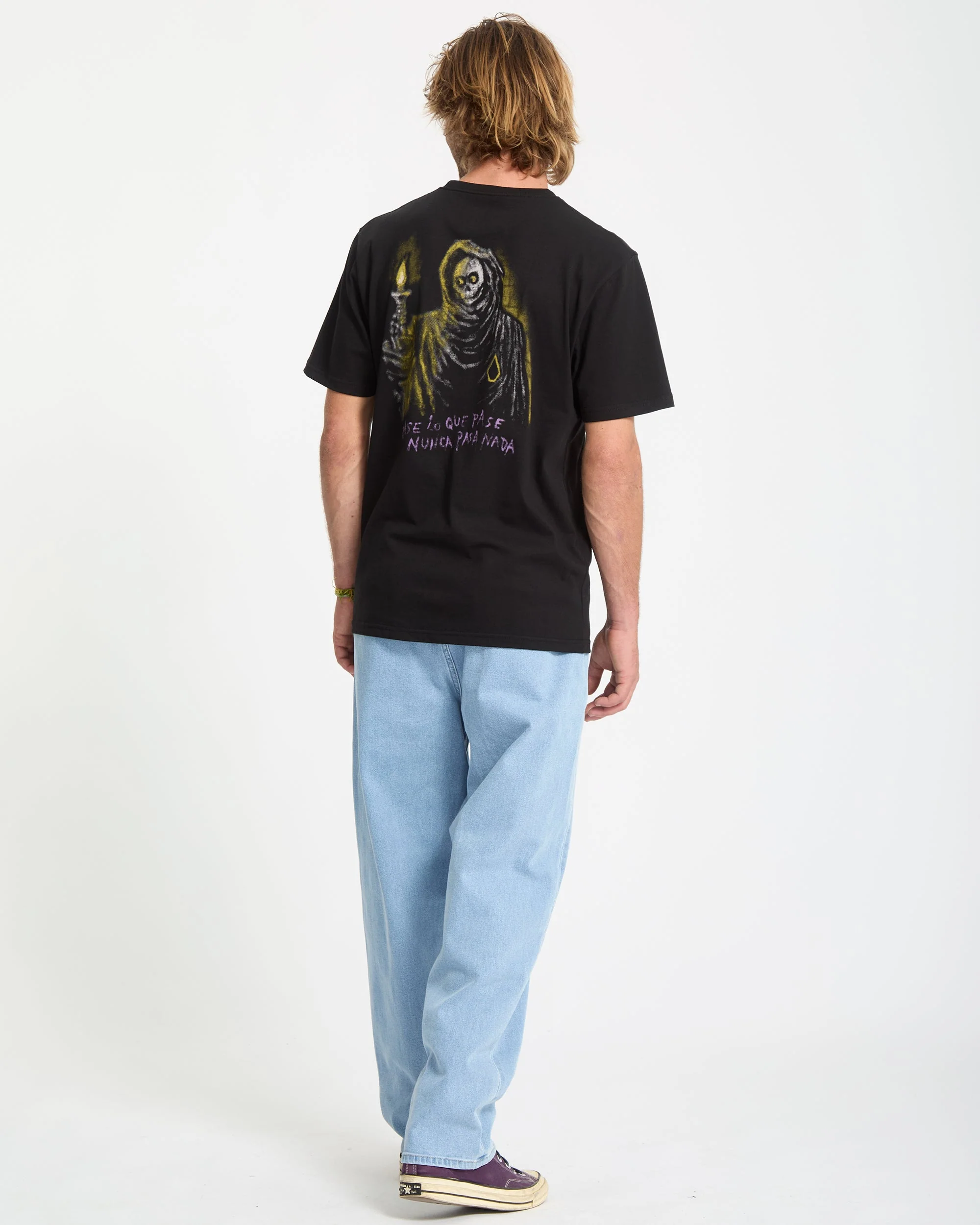 Nunca Pasa T-Shirt - Black - Image 6