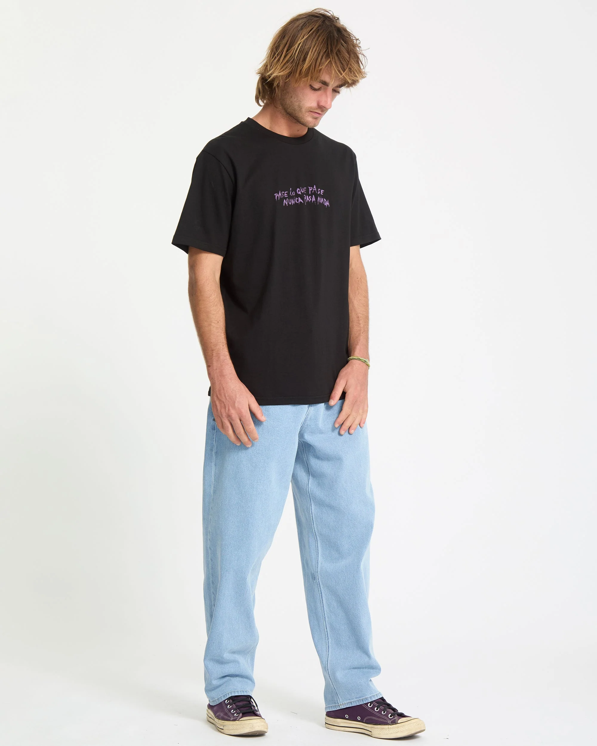 Nunca Pasa T-Shirt - Black - Image 9