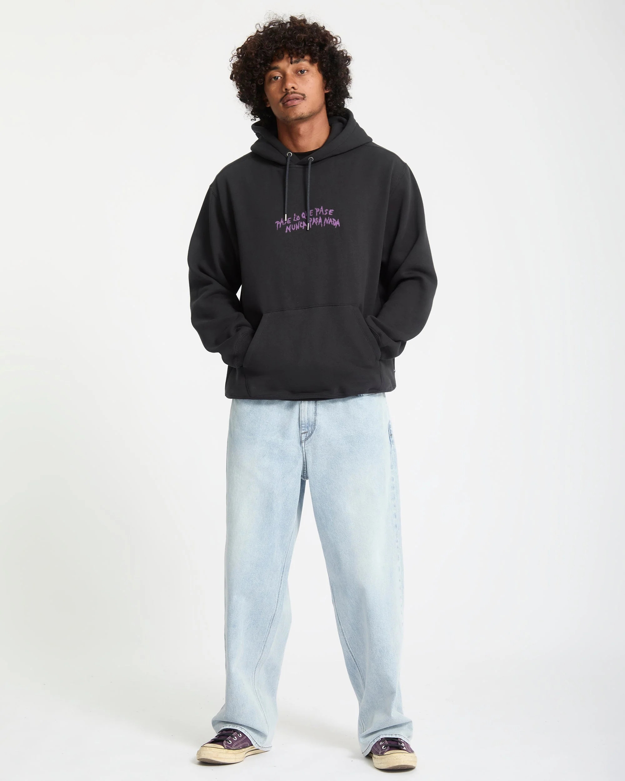 Nunca Passa Hoodie - Antique Black - Image 5