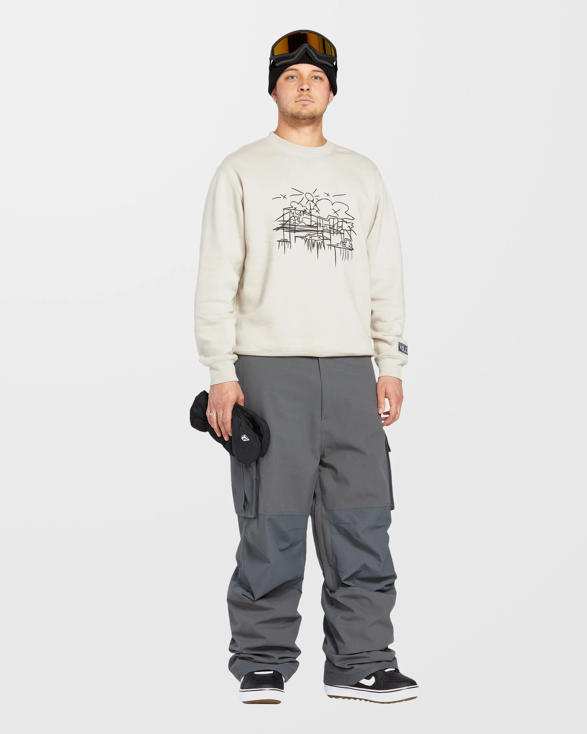 Nwrk Baggy Hose - Charcoal - Image 5