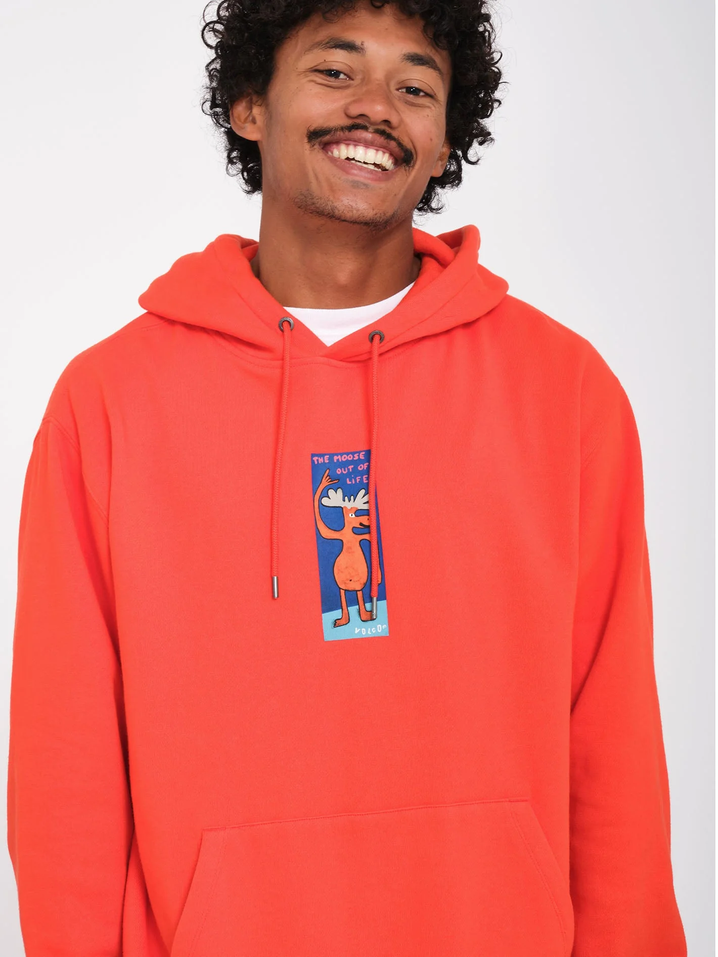 Olivmoose Hoodie - Bright Red - Image 5