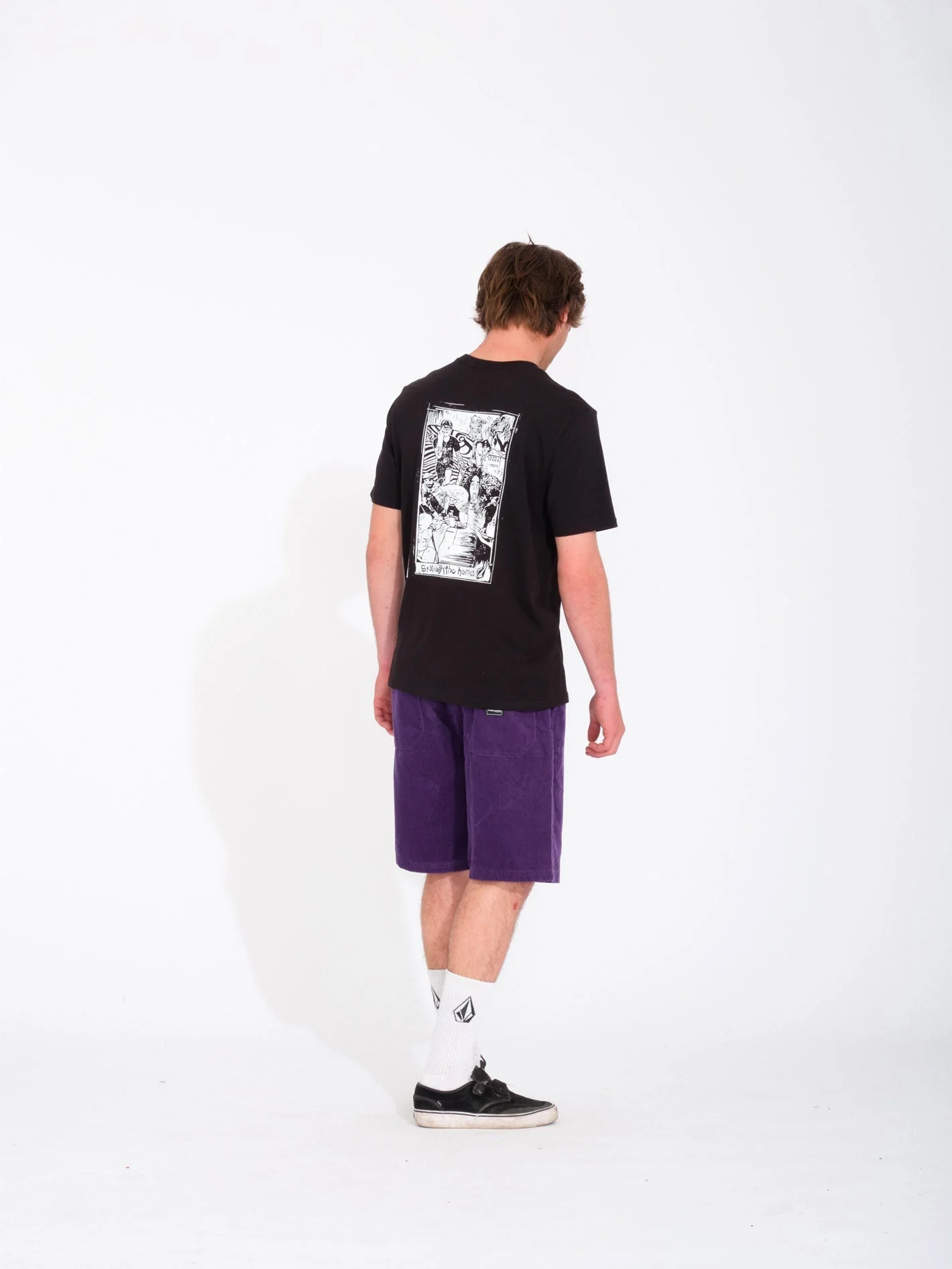 Outer Spaced 21" Shorts - DEEP PURPLE - Image 9