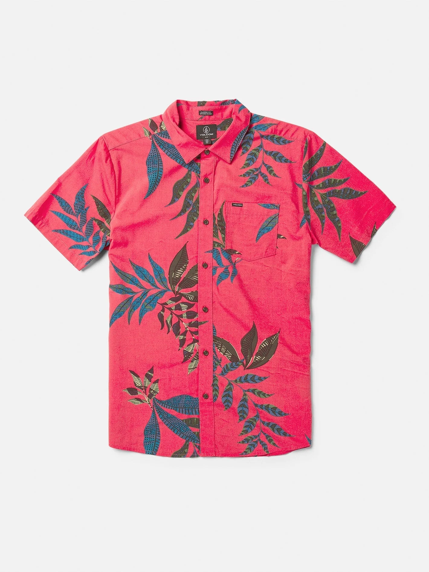 Paradiso Floral Hemd - WASHED RUBY - Image 3