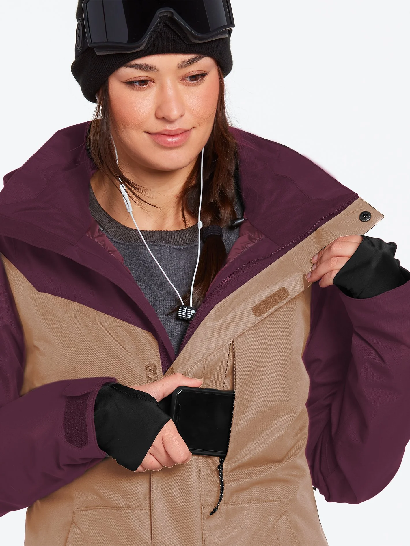 Pine 2L TDS Inf Jacket - COFFEE - Image 10