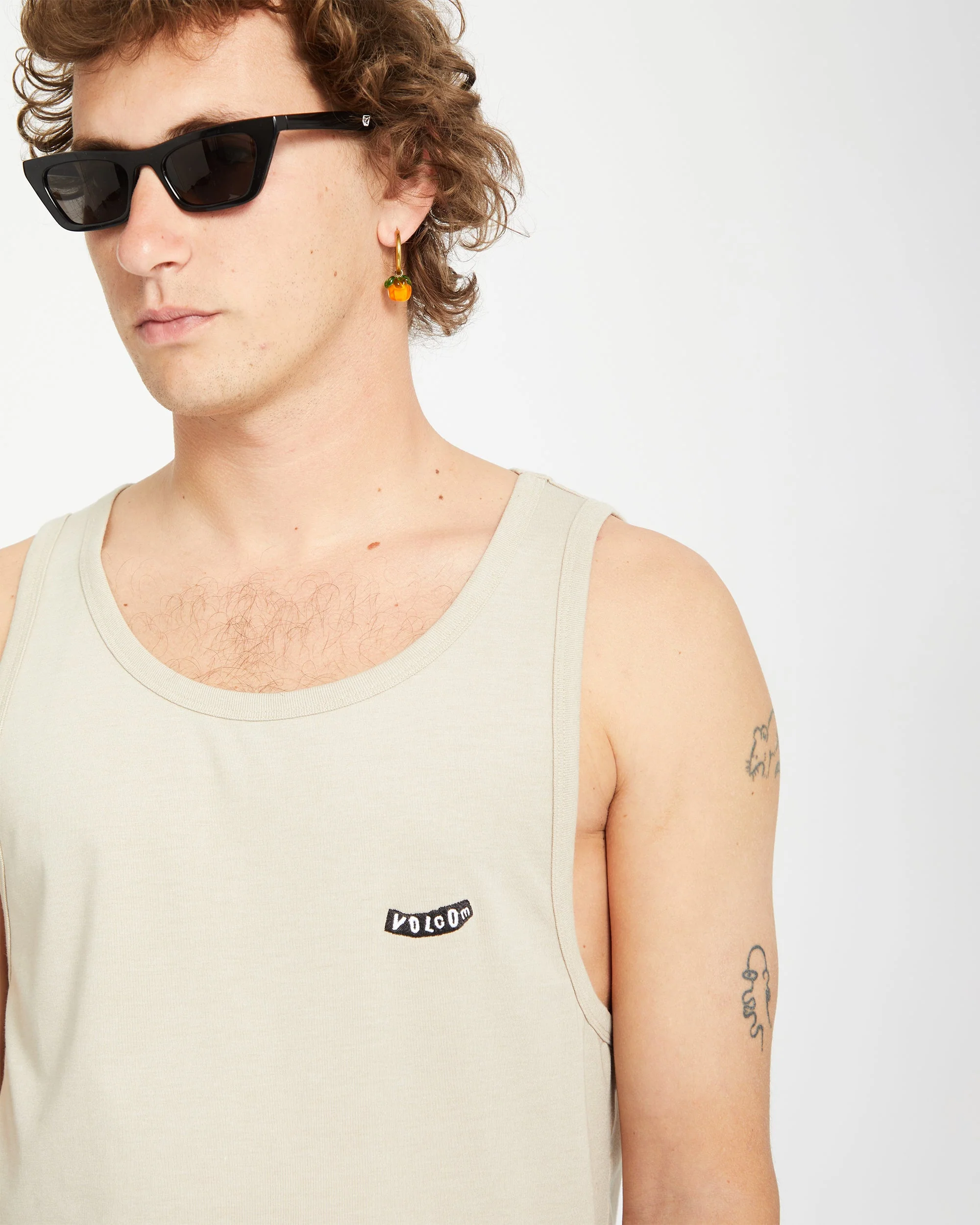 Pistol Stone Tanktop - LIGHT KHAKI - Image 5