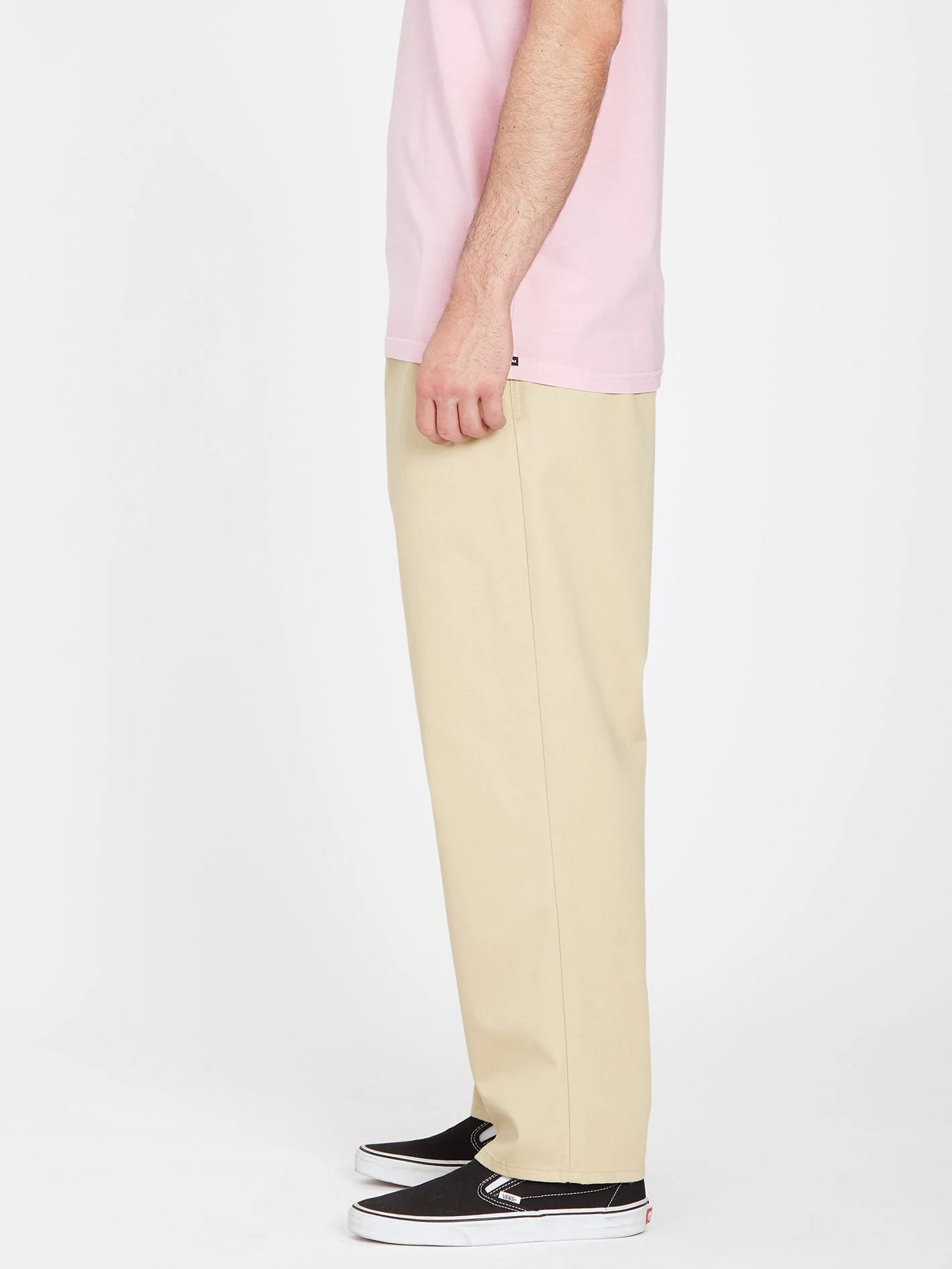 Pleated Chino Hose - ALMOND - Image 5