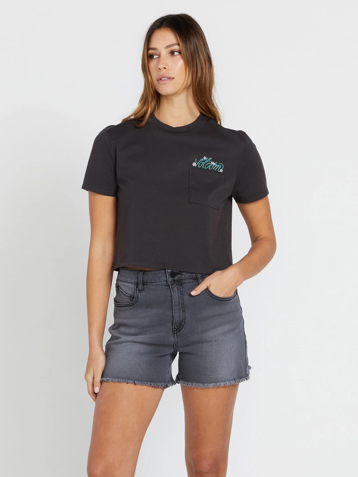 Pocket Dial T-Shirt - VINTAGE BLACK - Image 3