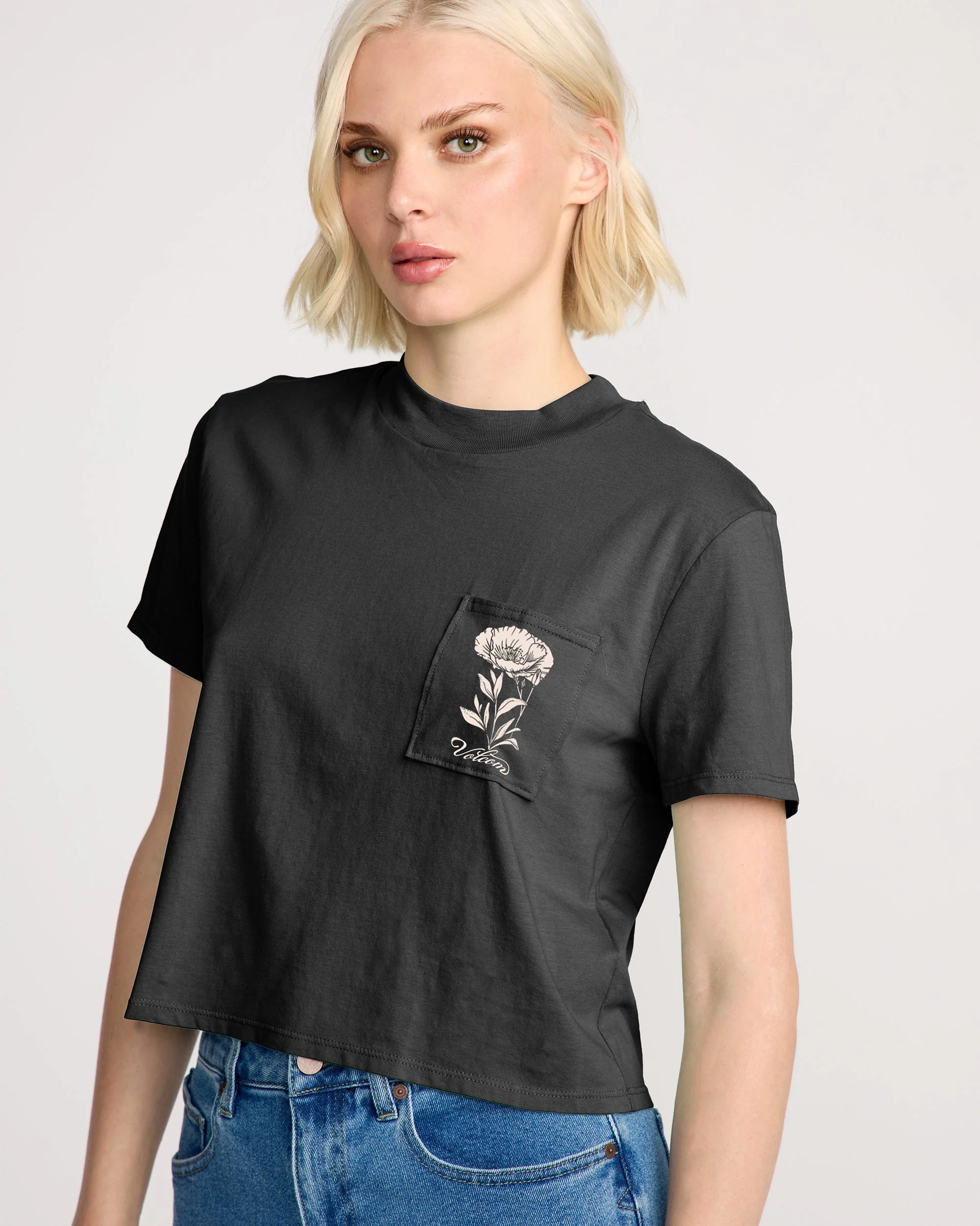 Pocket Dial T-Shirt - Vintage Black - Image 3