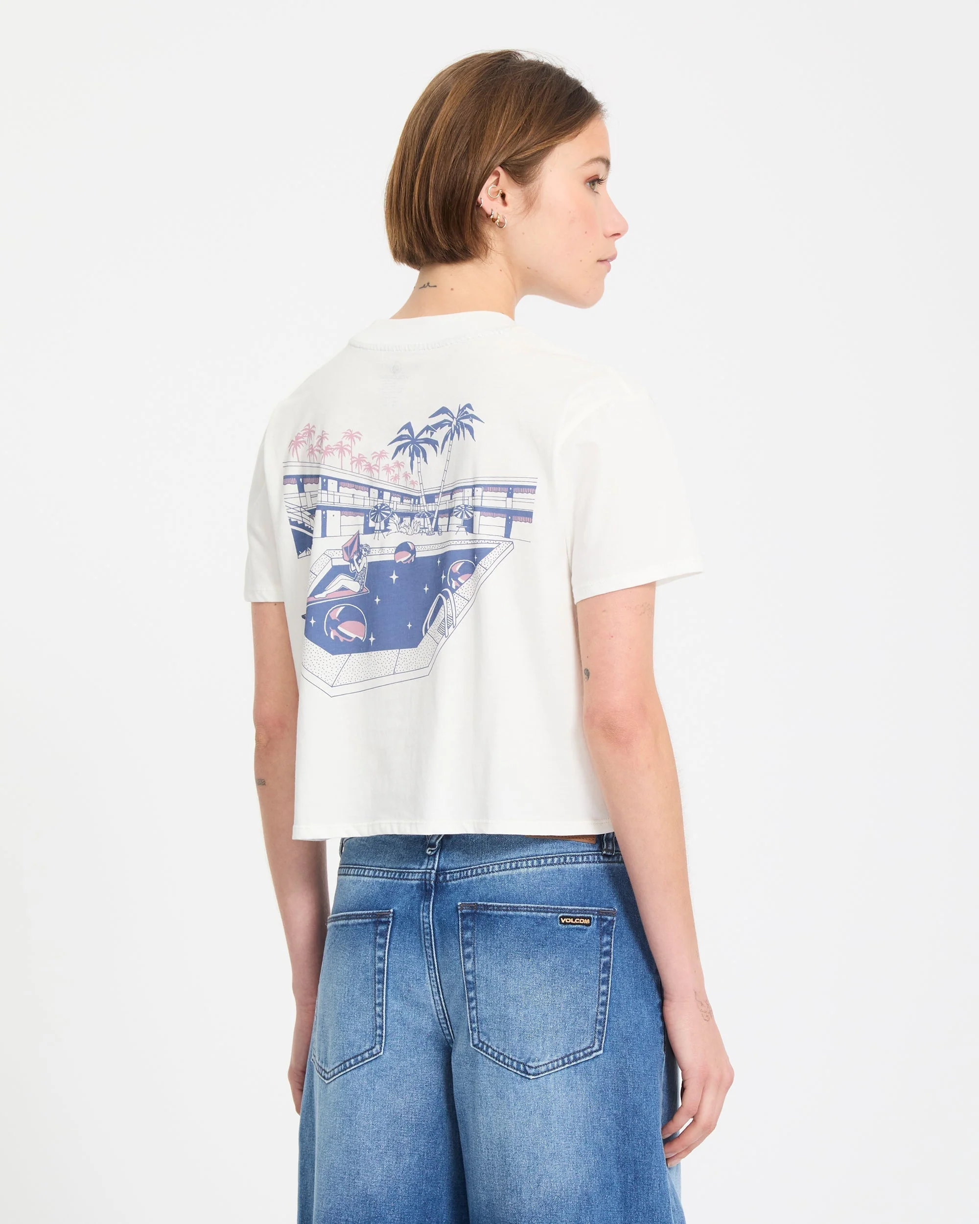 Pocket Dial T-Shirt - Vintage White - Image 2