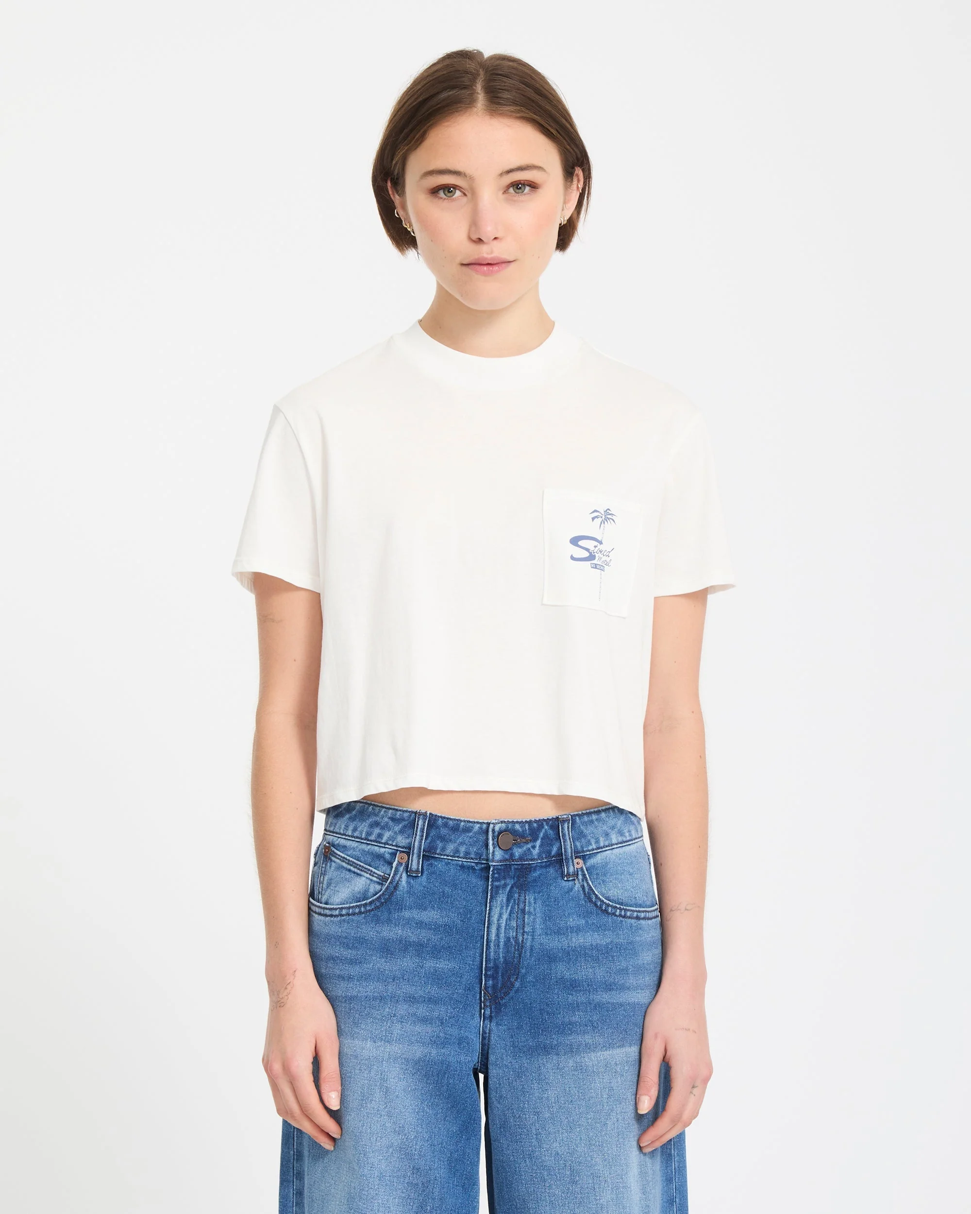 Pocket Dial T-Shirt - Vintage White - Image 3