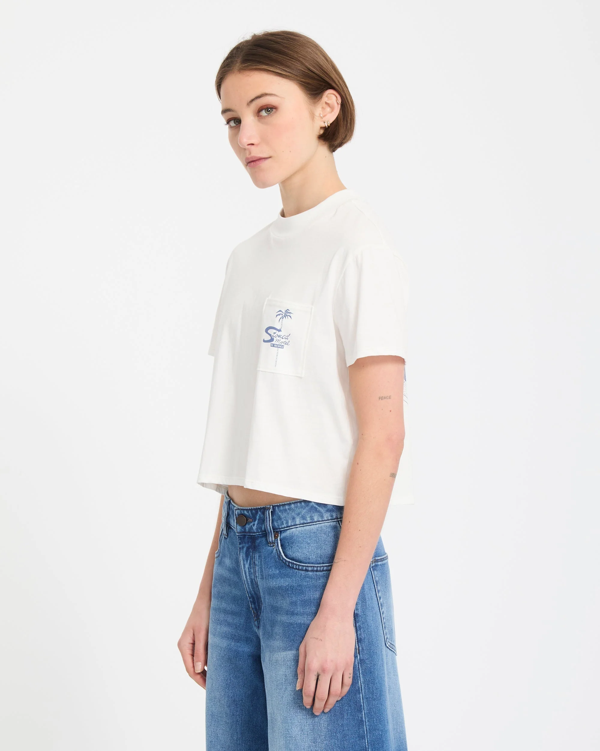 Pocket Dial T-Shirt - Vintage White - Image 4