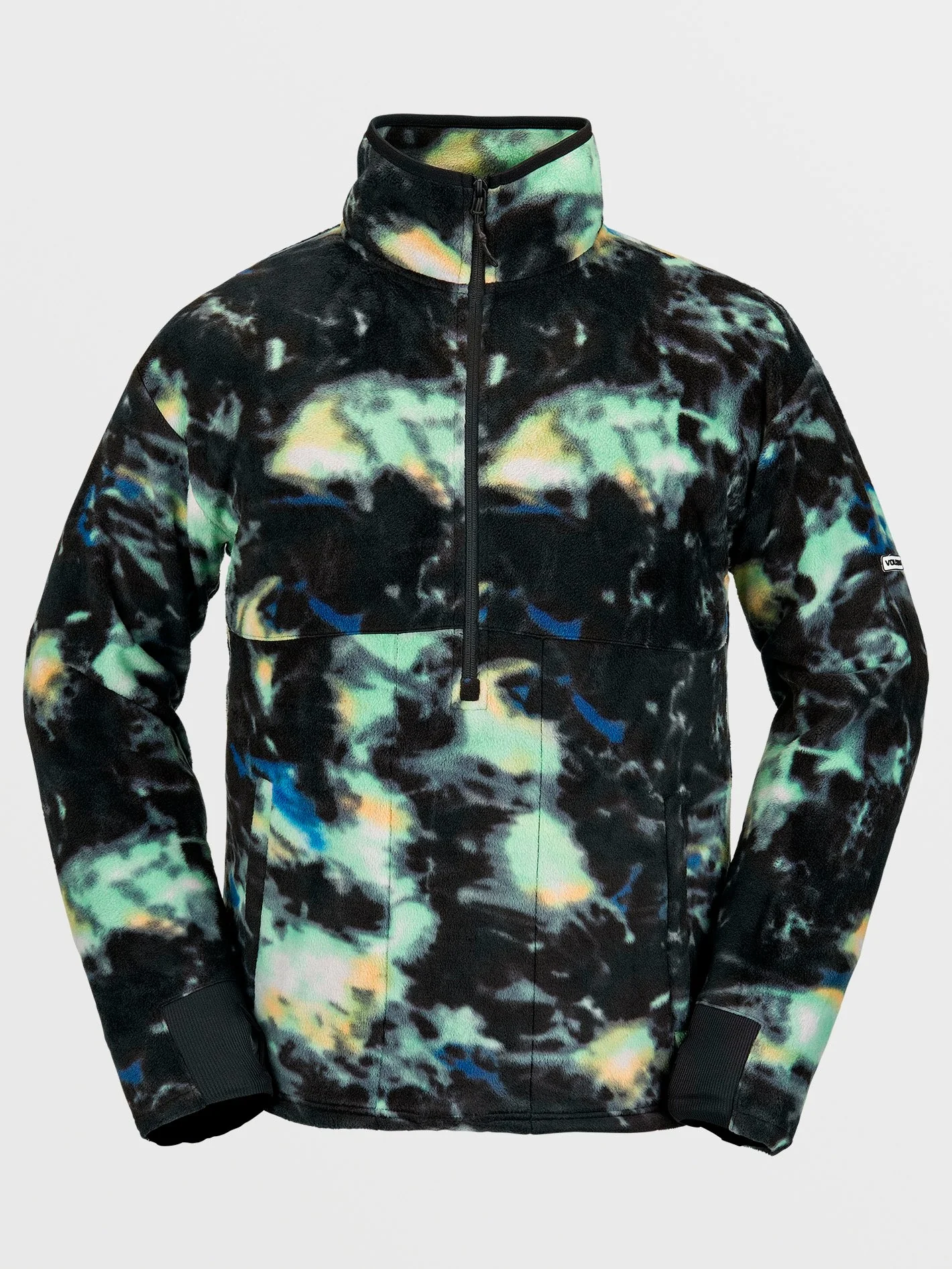 Polar Mock 1/2 Zip Sweatshirt - SPRITZ BLACK - Image 3