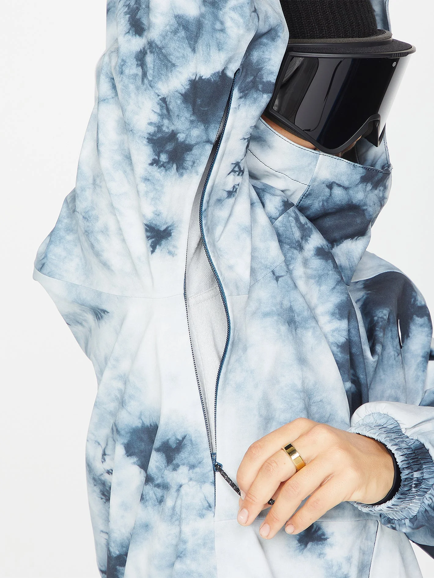 Portal Bonded Stretch Jacket - Storm Tie-Dye (Unisex) - Image 6