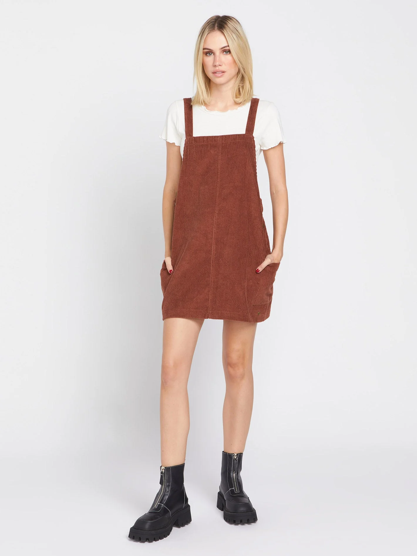 Power Chord Kleid - Chestnut Brown - Image 3
