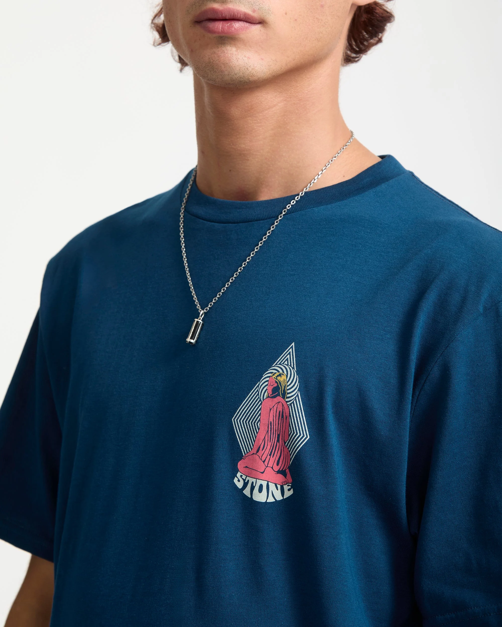 Psychback T-Shirt - Cosmic Blue - Image 3