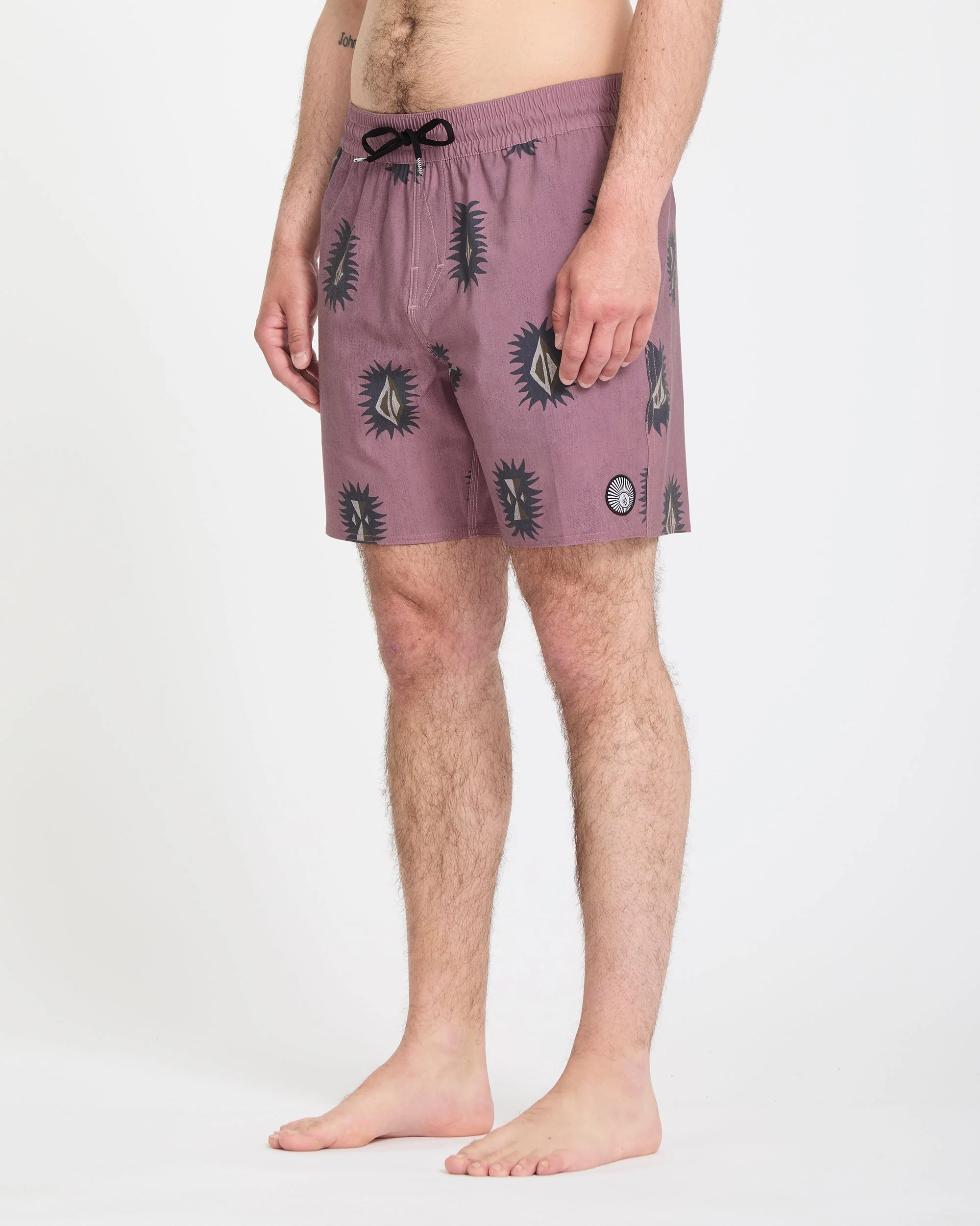 Psyche Cotton Trunk 17" Boardshorts - Stone Rose - Image 4