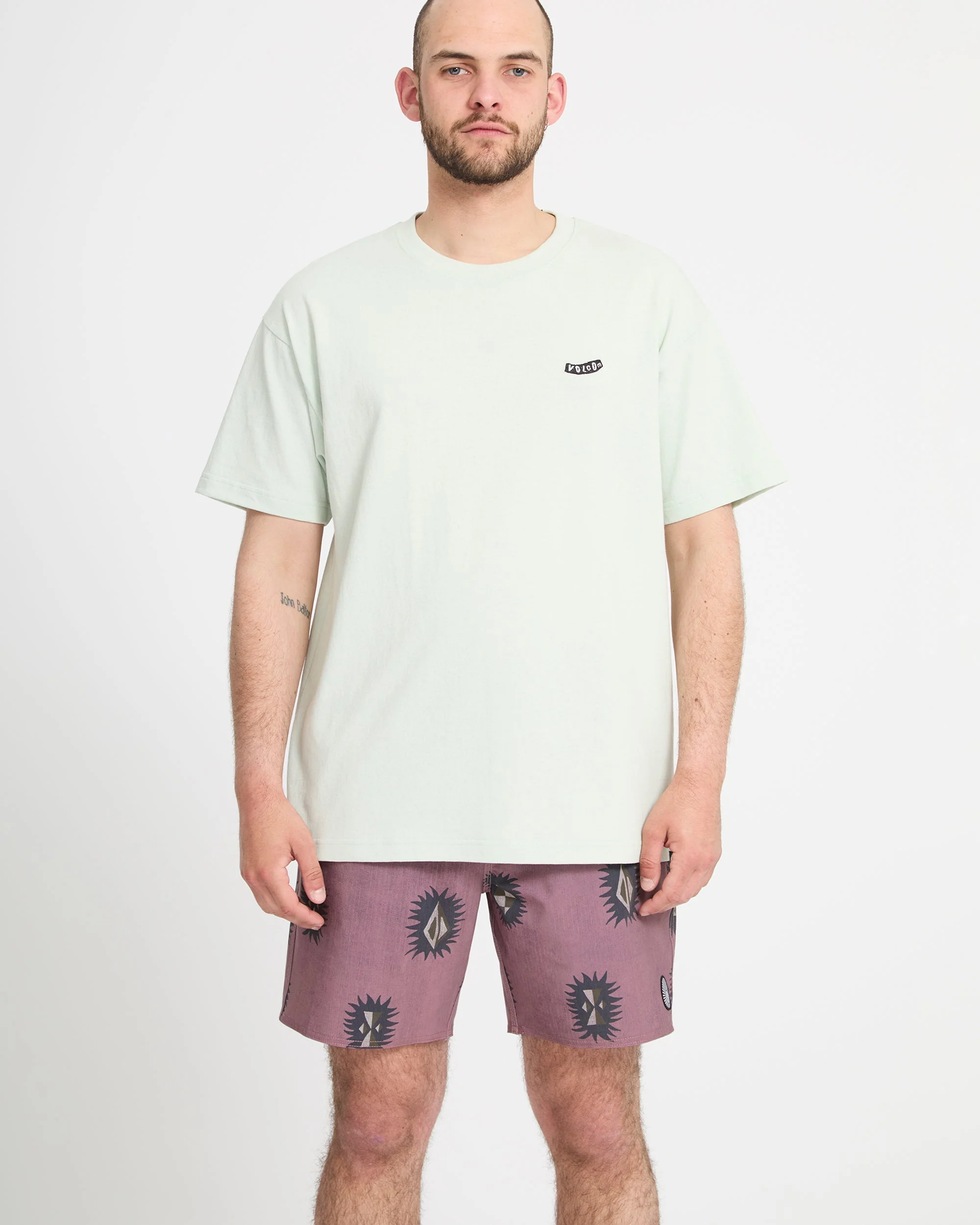 Psyche Cotton Trunk 17" Boardshorts - Stone Rose - Image 7
