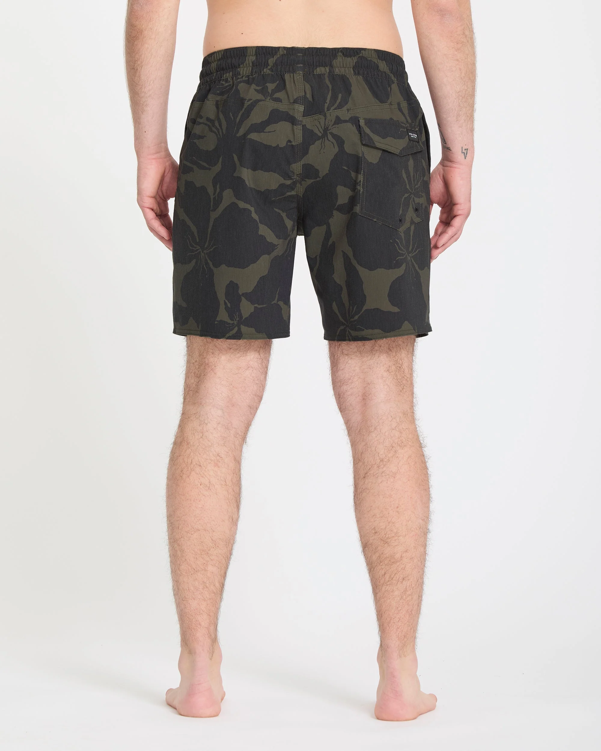 Psyche Cotton Trunk 17" Boardshorts - Ivy - Image 2