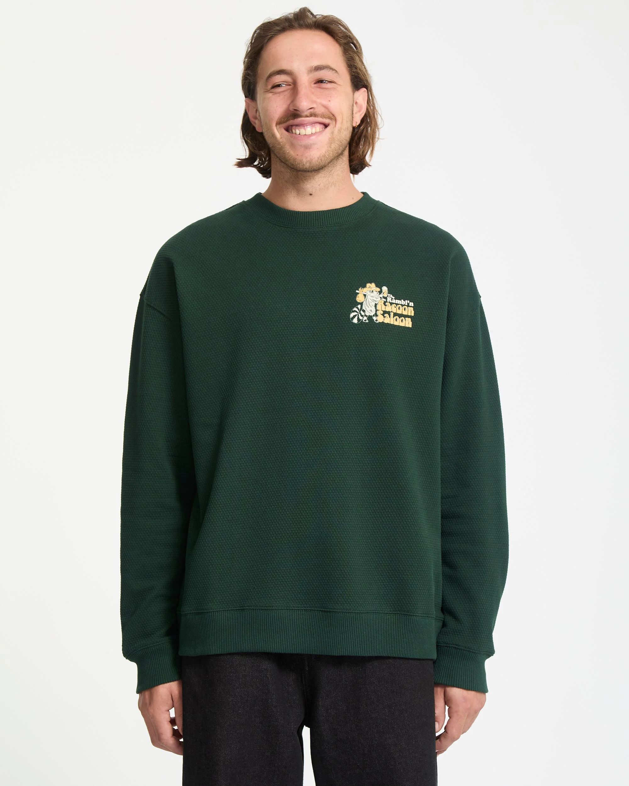 Racoon Sweatshirt - Scarab - Image 2