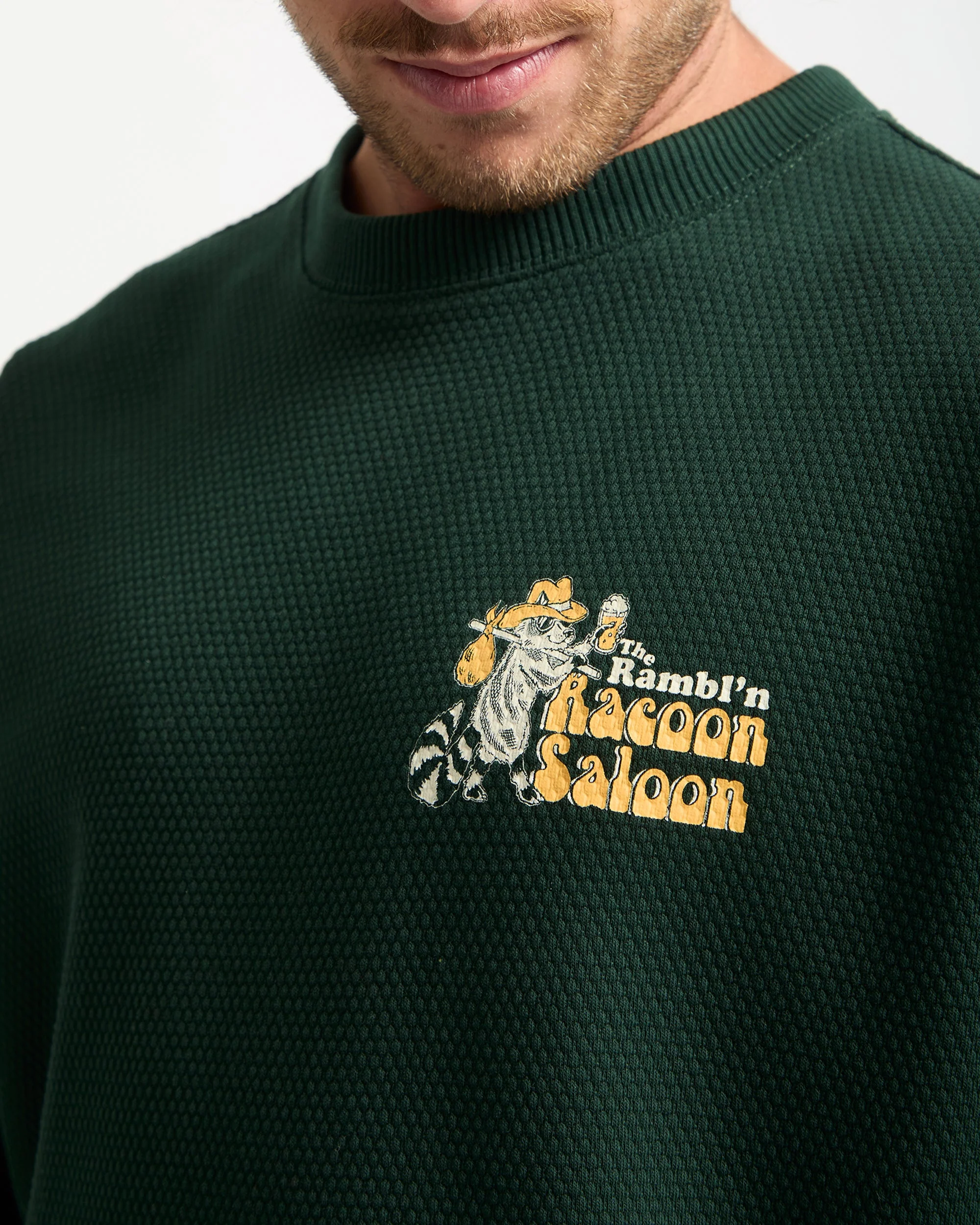 Racoon Sweatshirt - Scarab - Image 3