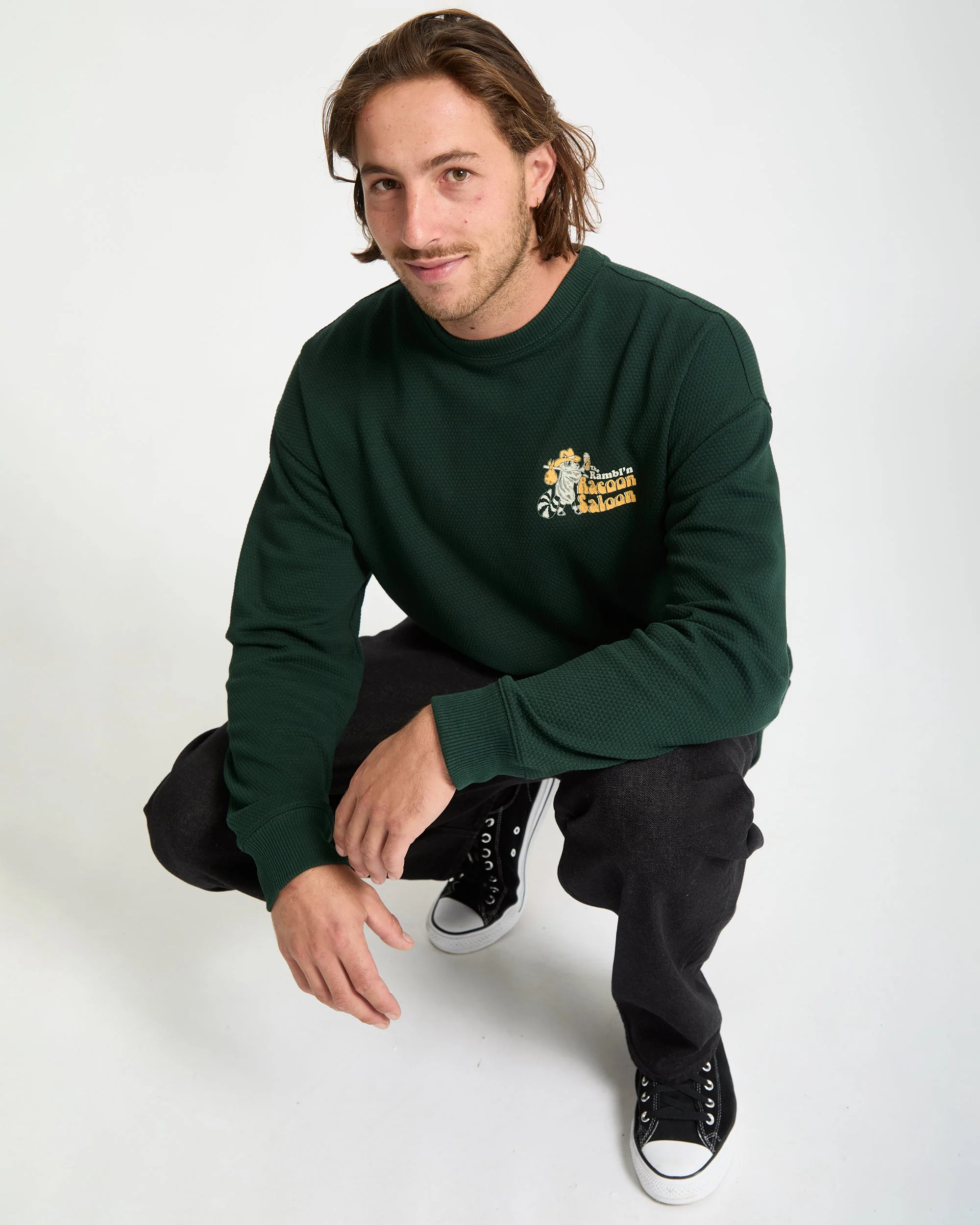 Racoon Sweatshirt - Scarab - Image 7