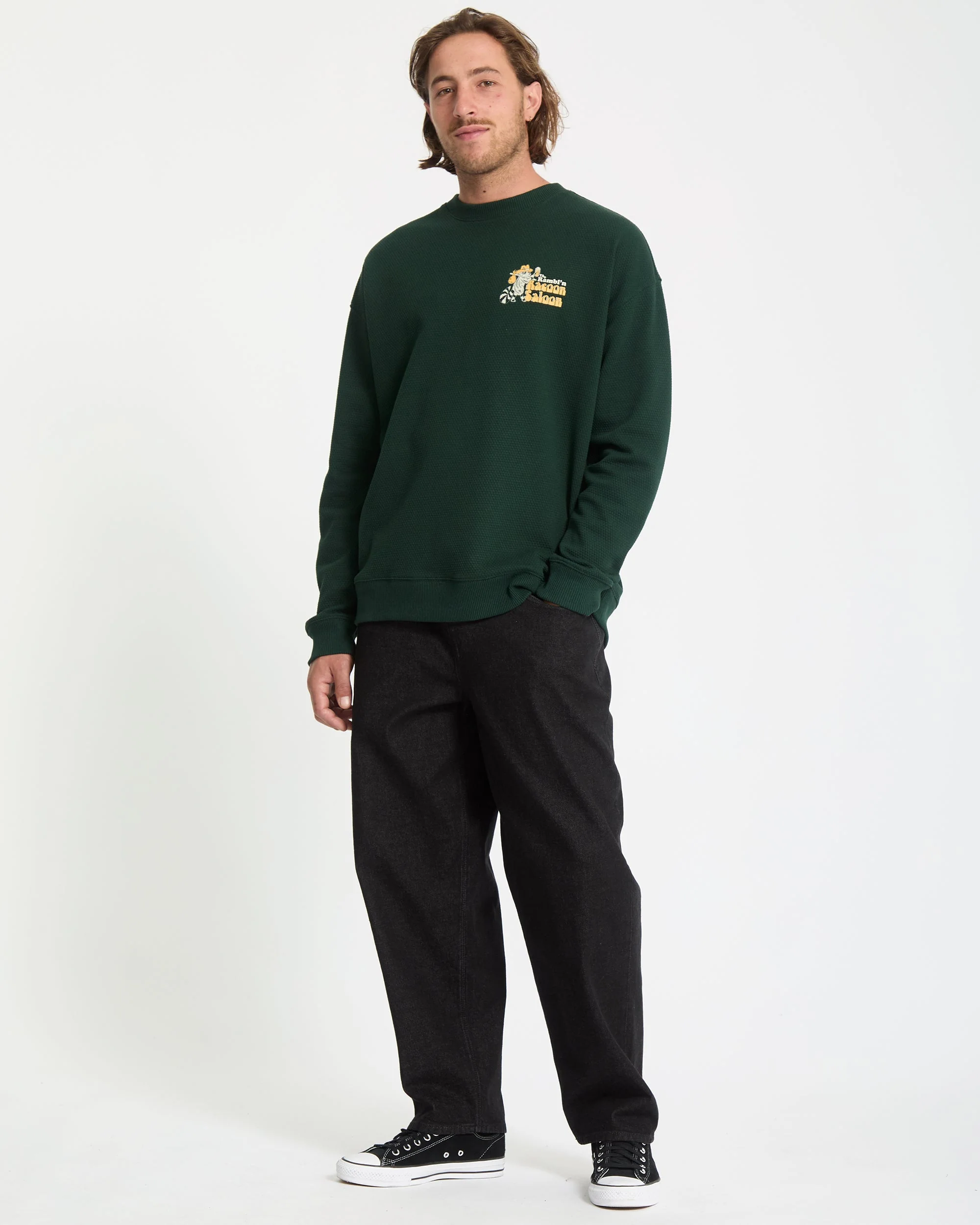 Racoon Sweatshirt - Scarab - Image 8