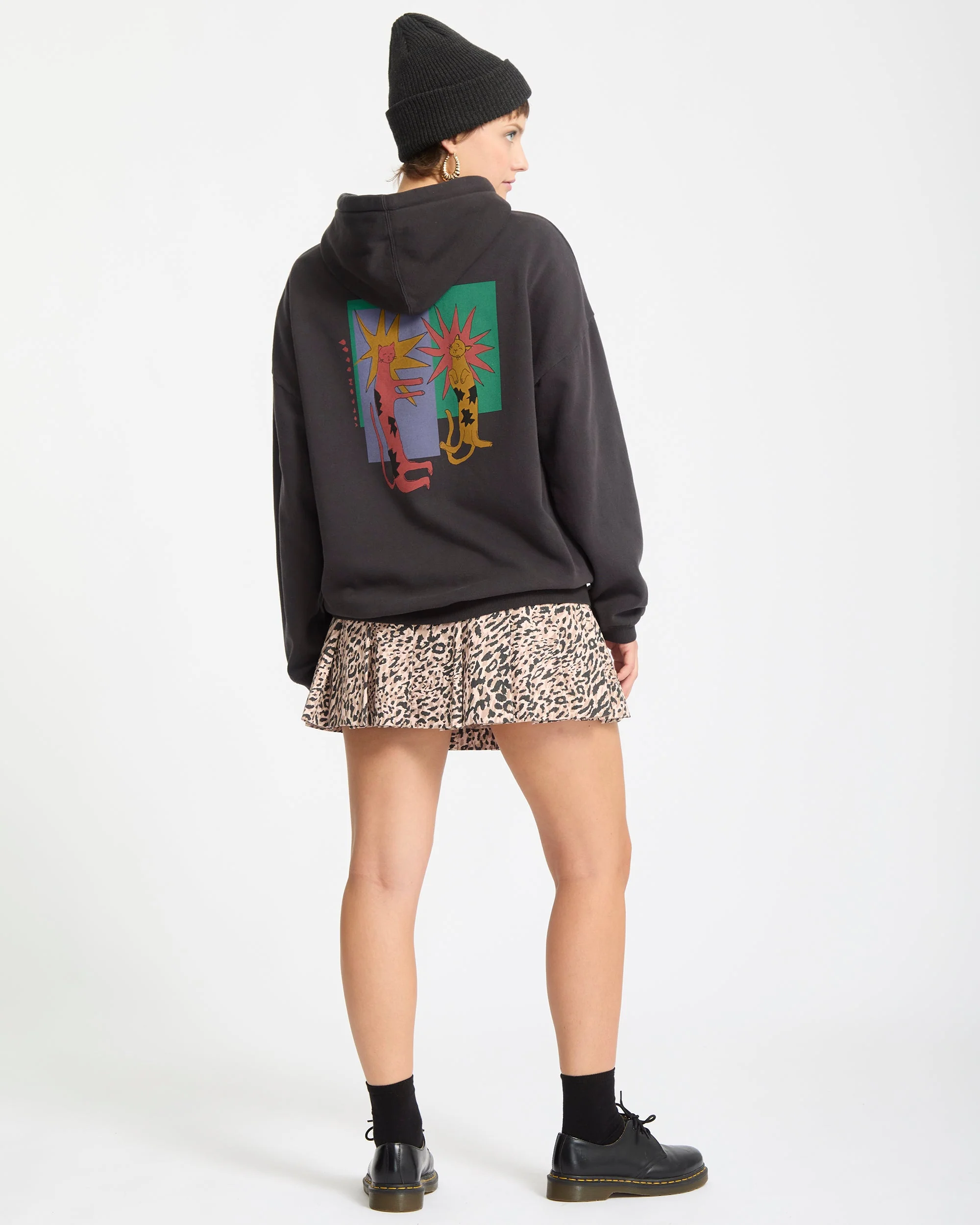Radical Daze Hoodie - Black - Image 4