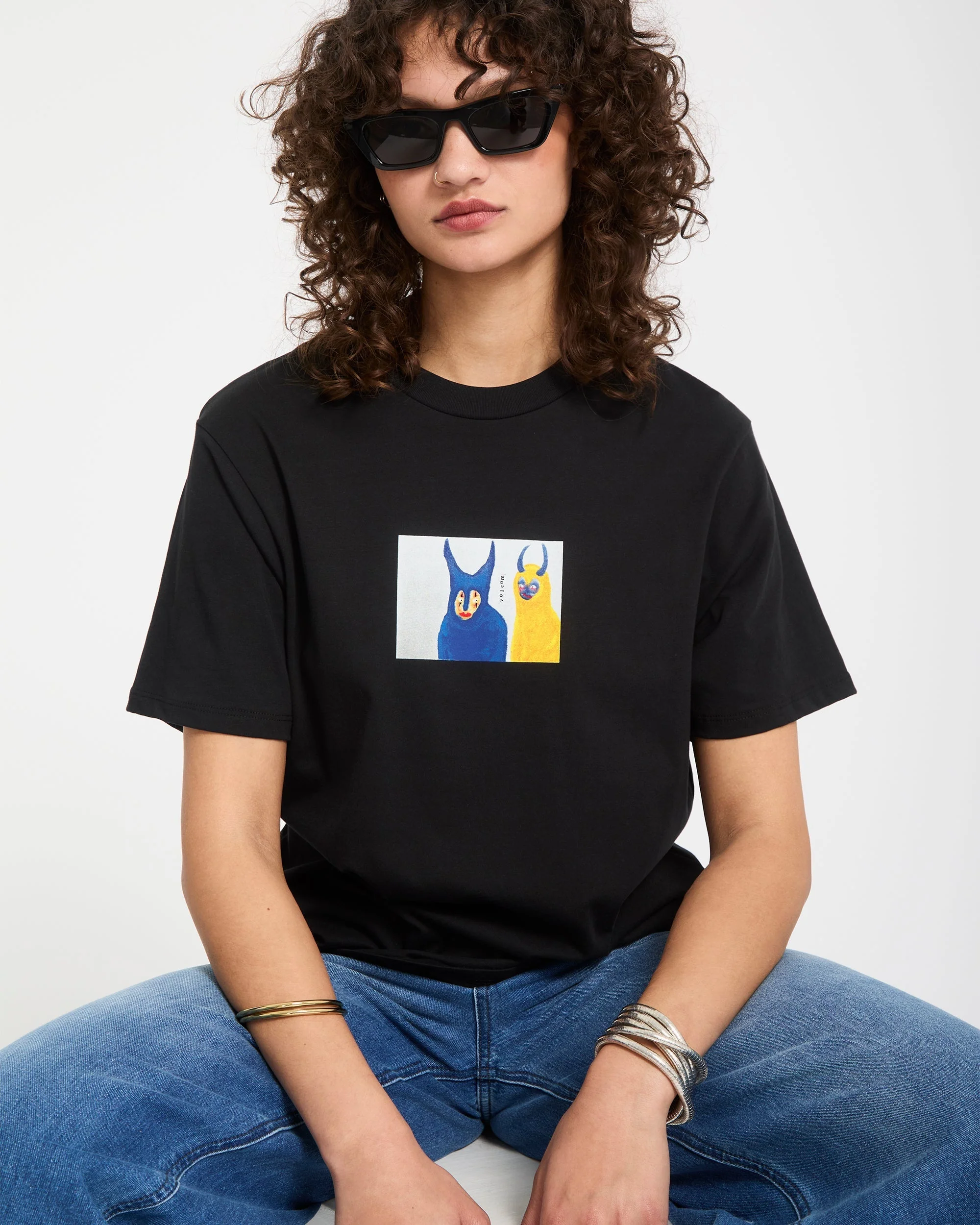 Radical Daze Up T-Shirt - Black - Image 8