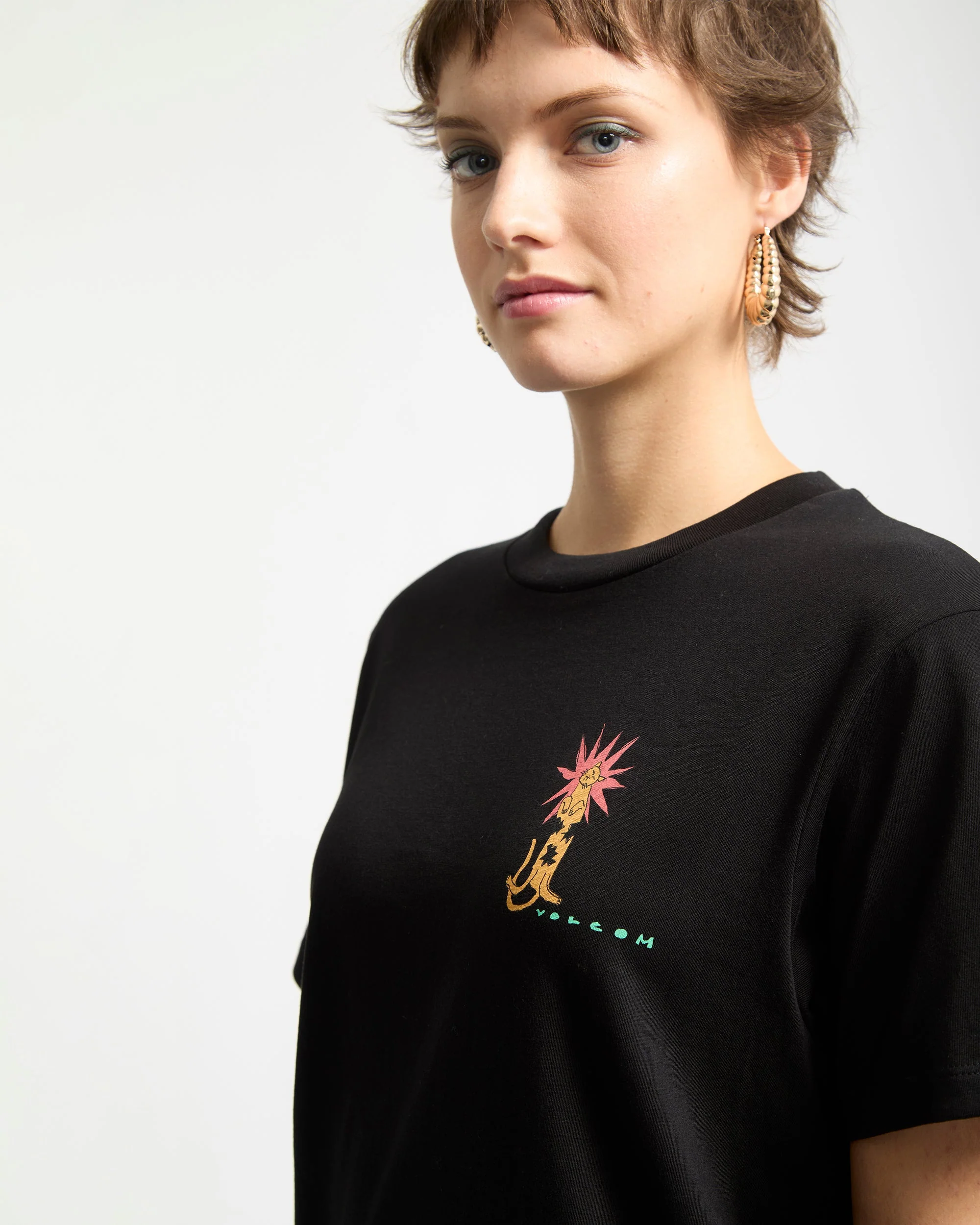 Radical Daze Up T-Shirt - Black - Image 3