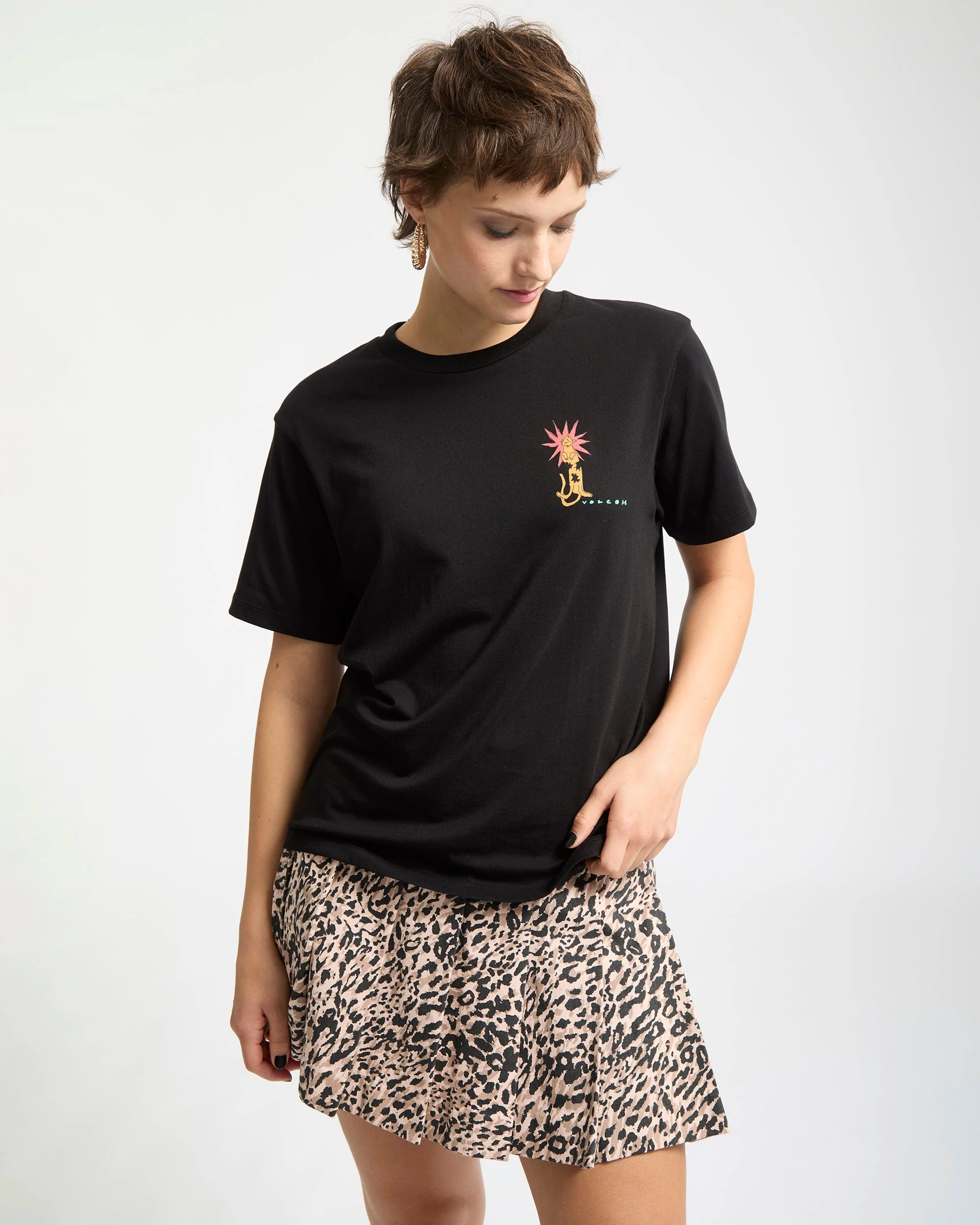 Radical Daze Up T-Shirt - Black - Image 5