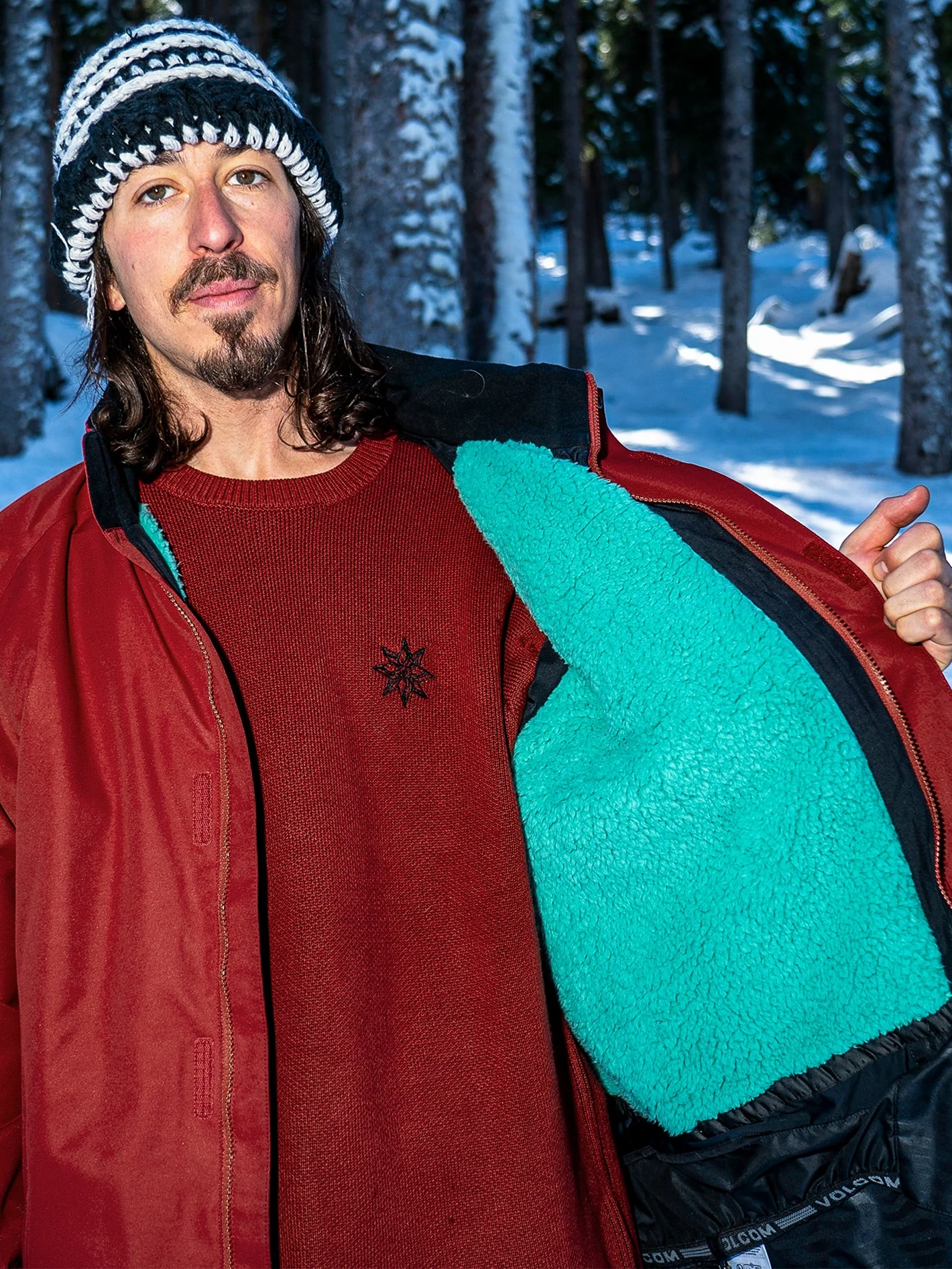 Ravraah Jacke - MAROON - Image 7