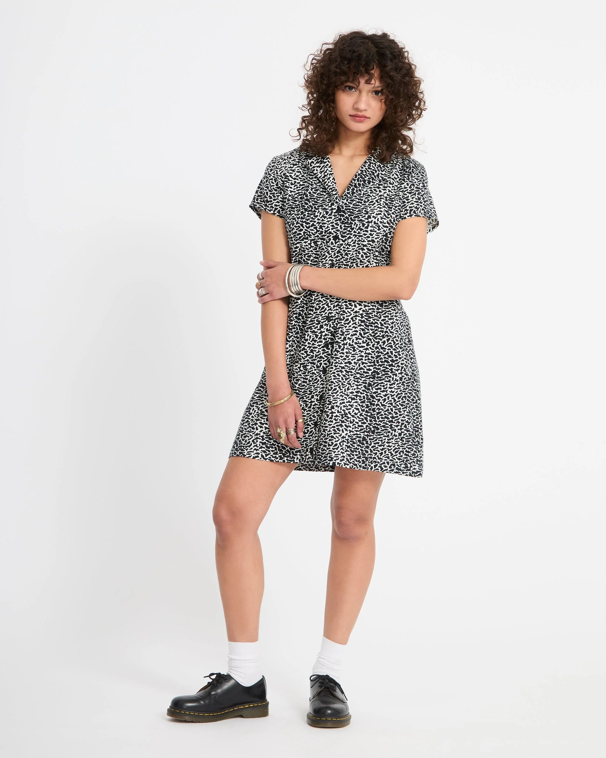 Rawly Kleid - Black White - Image 5
