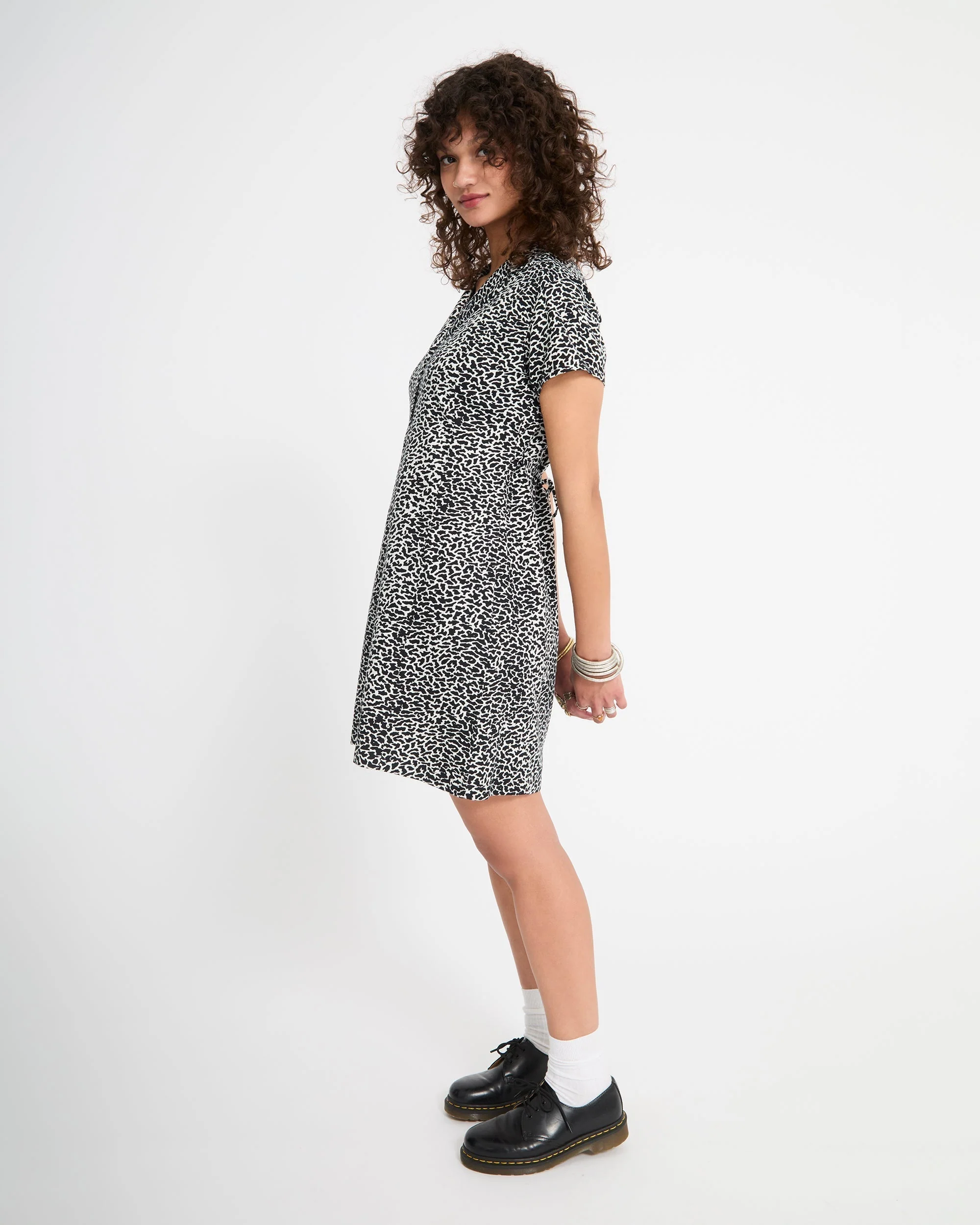 Rawly Kleid - Black White - Image 7