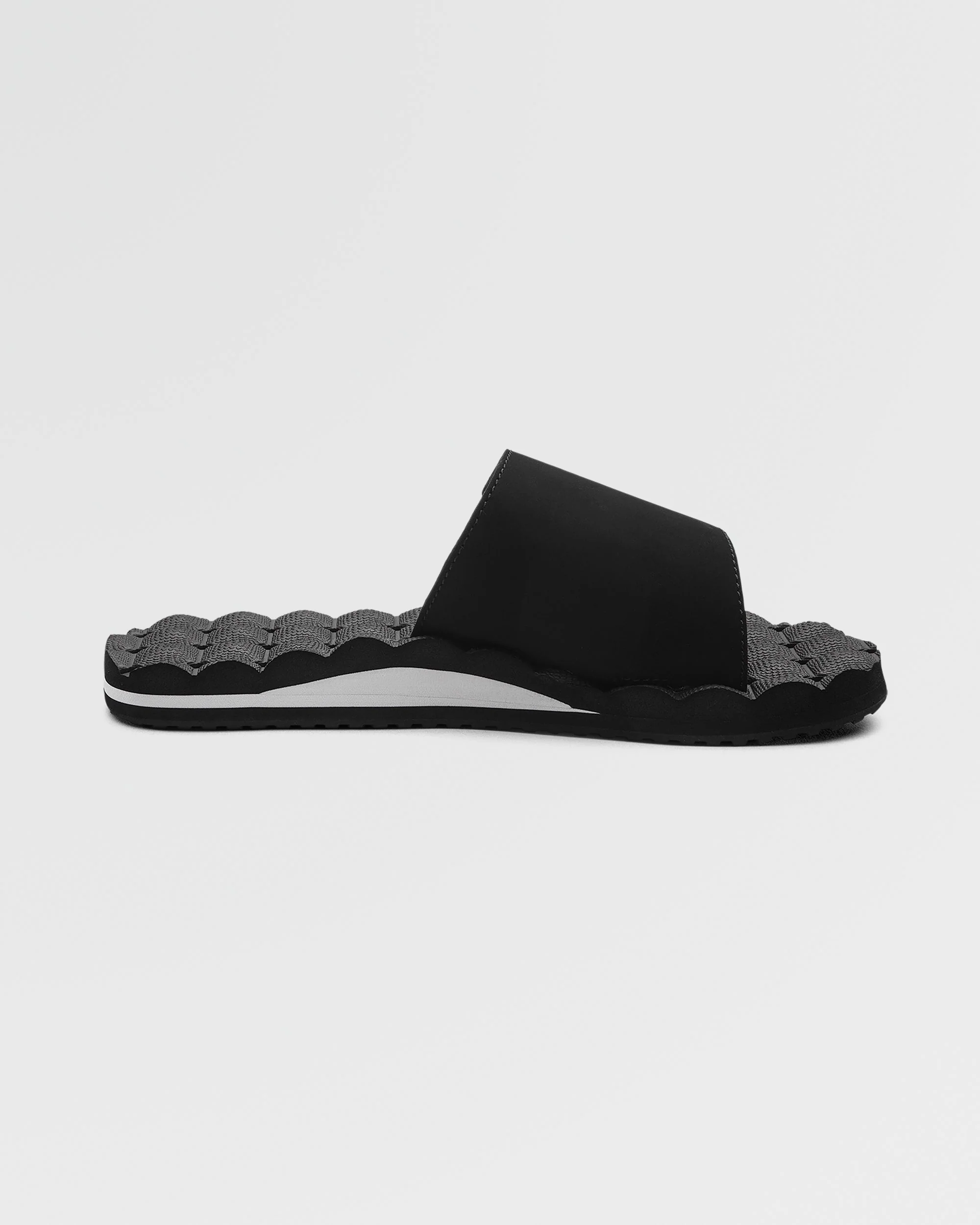 Recliner Slide Sandalen - BLACK WHITE - Image 4