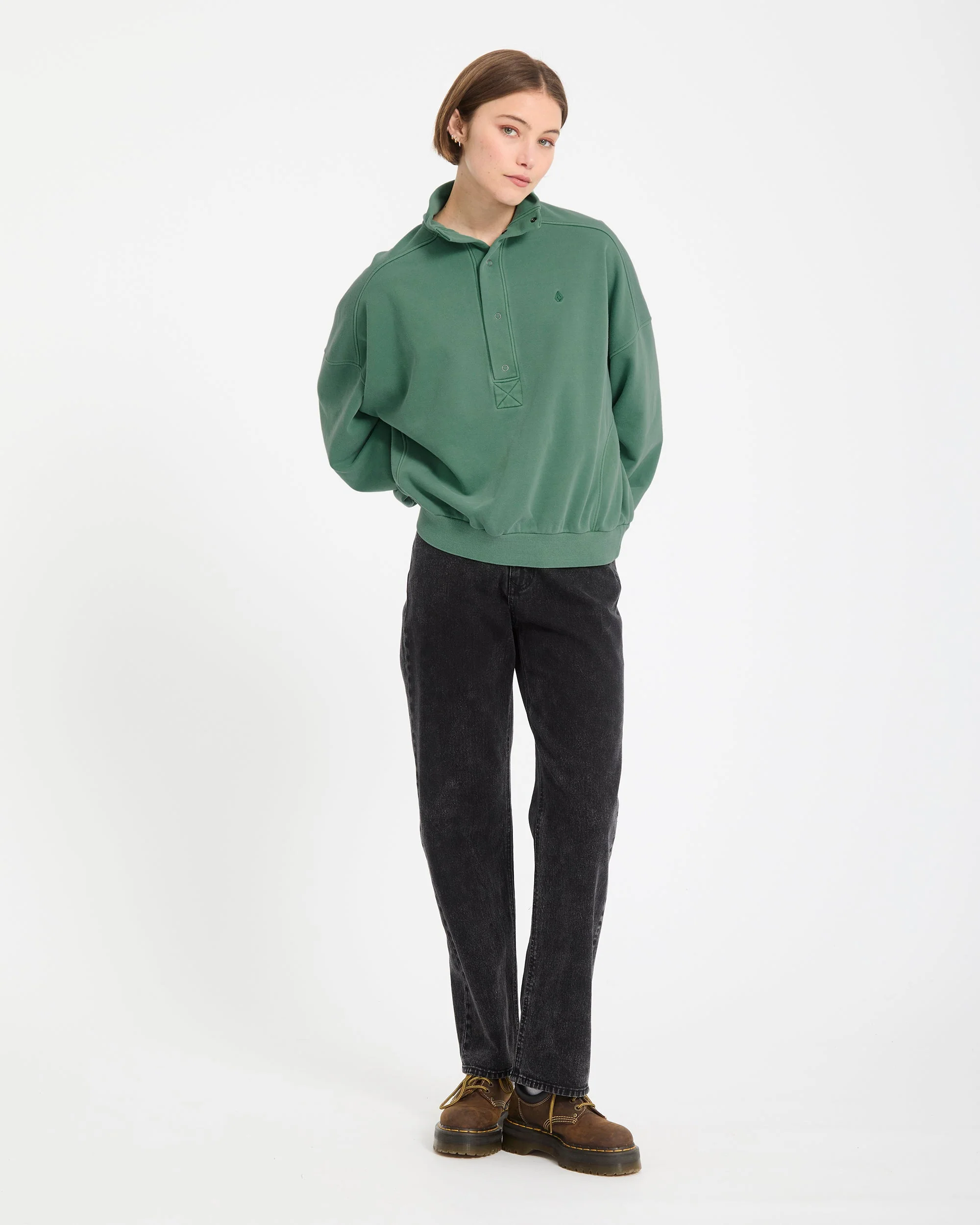 Reetrostone Up Sweatshirt - Evergreen - Image 6