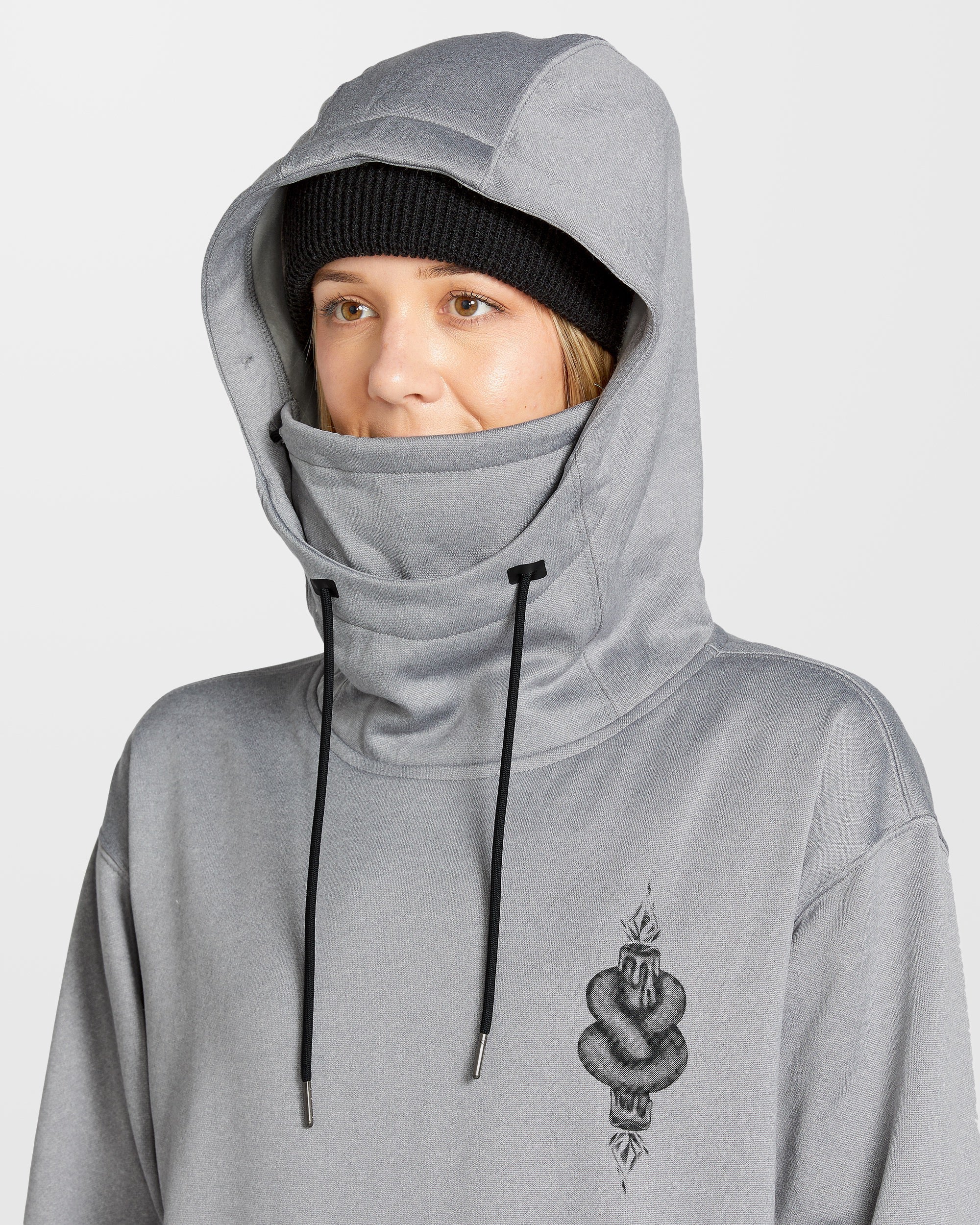 Riding Hydro Kapuzenpullover - Heather Grey - Image 5