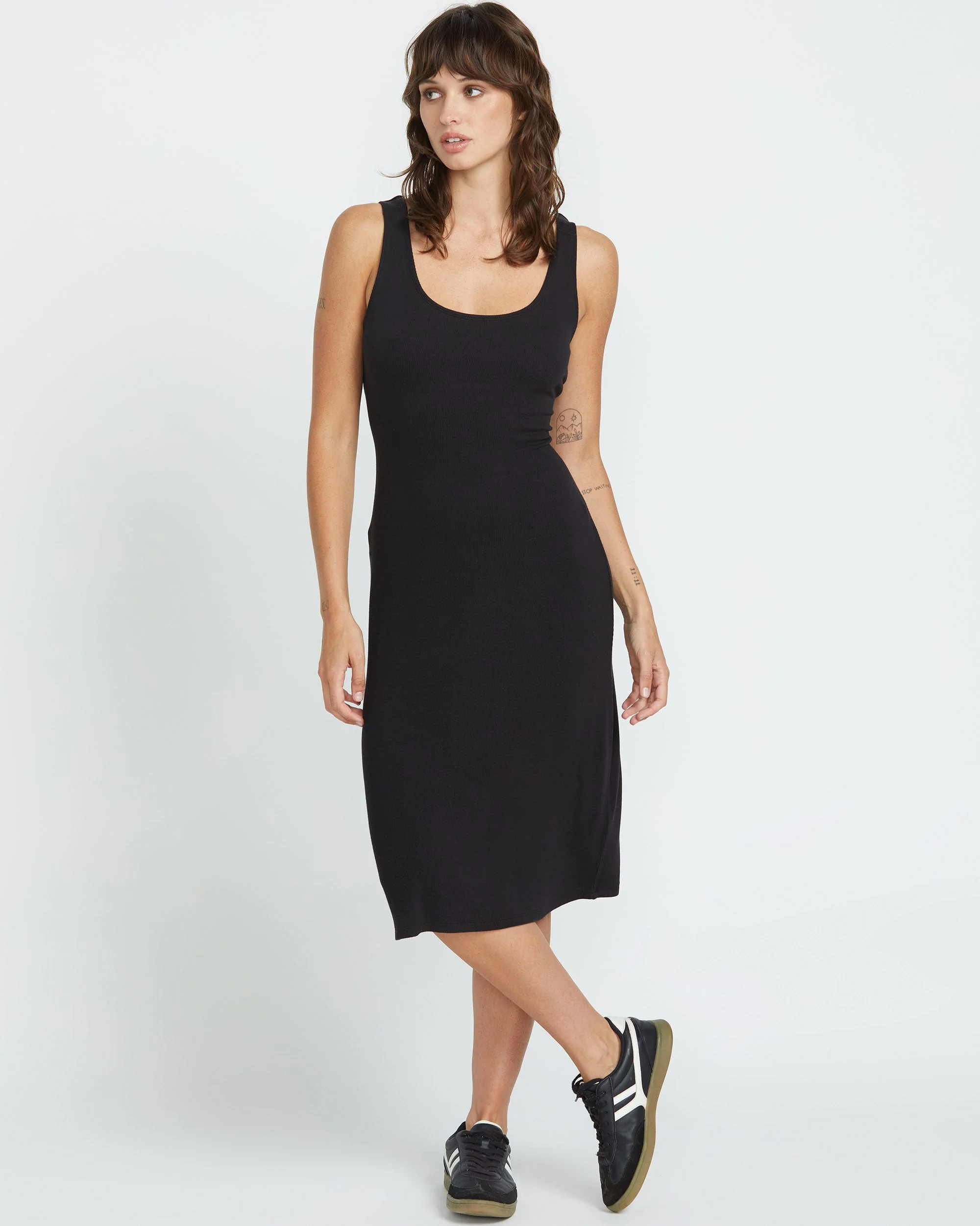 Rizzled Kleid - BLACK