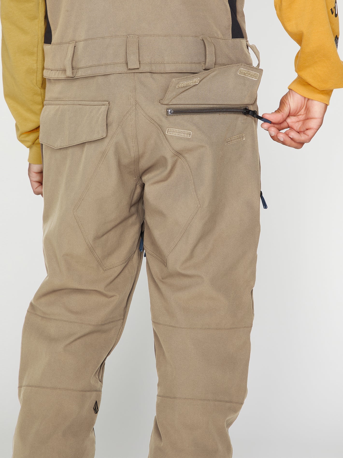 Roan Bib Overall - Dark Khaki - Image 10
